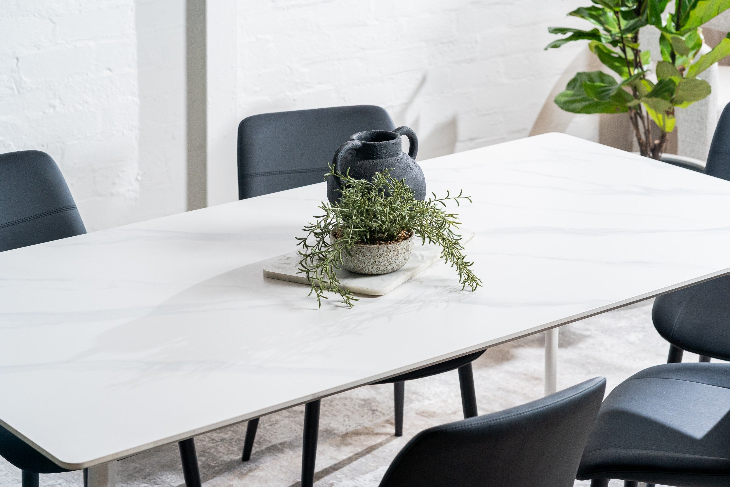 Turino Dining Table Snow White