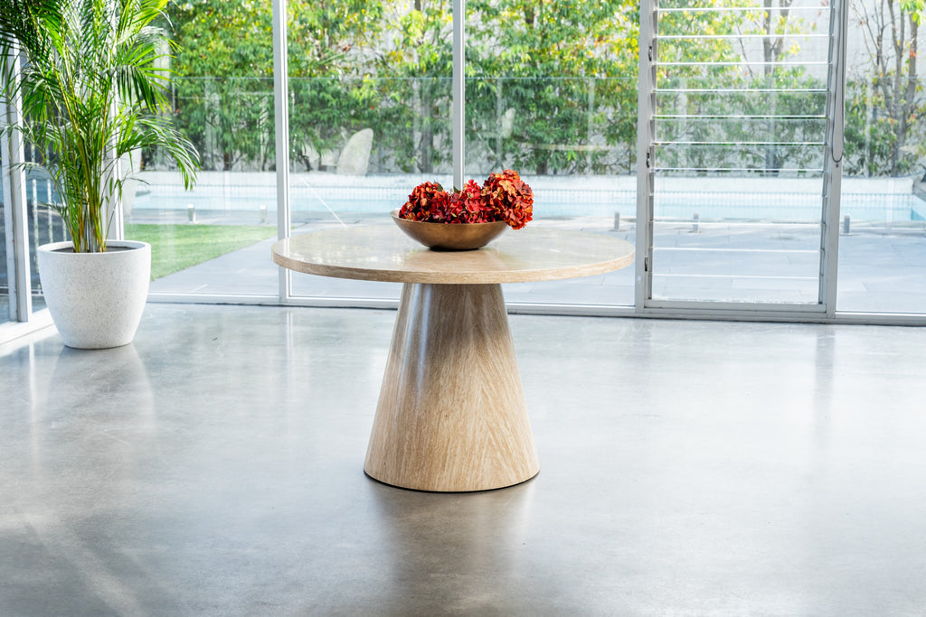 Fawn Round Dining Table French Fawn