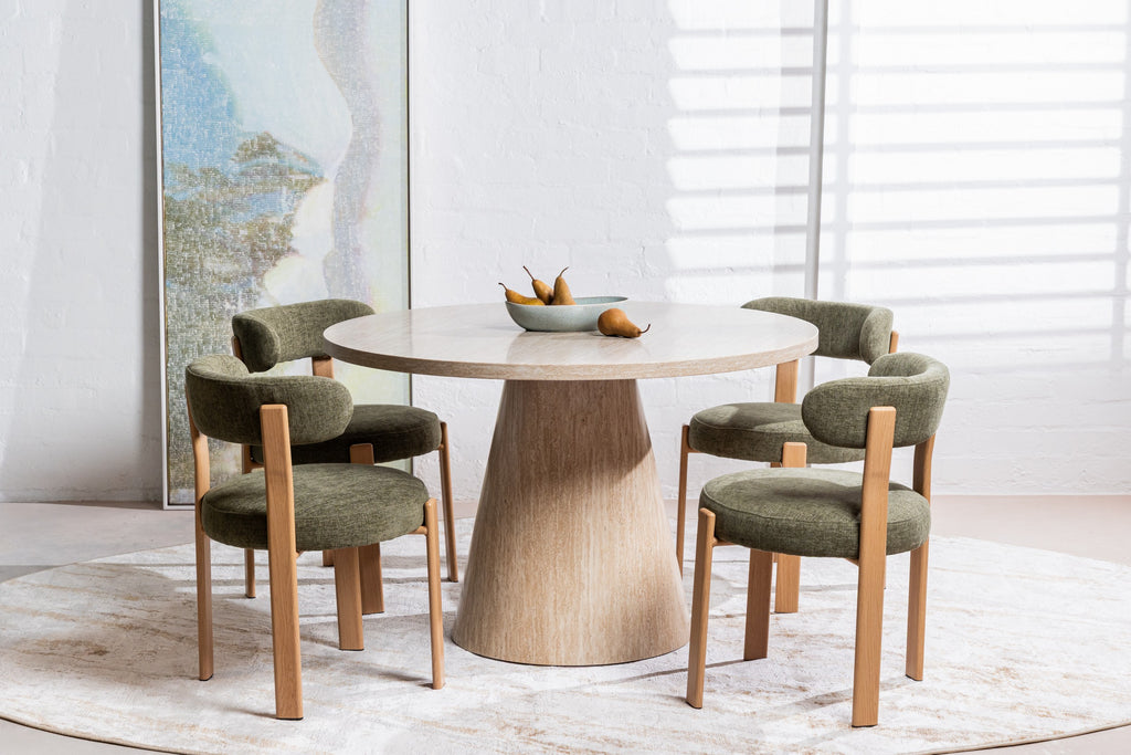 Fawn Round Dining Table French Fawn