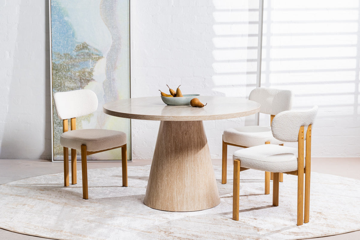 Cazuno Dining Chair Beige (Set of 2)