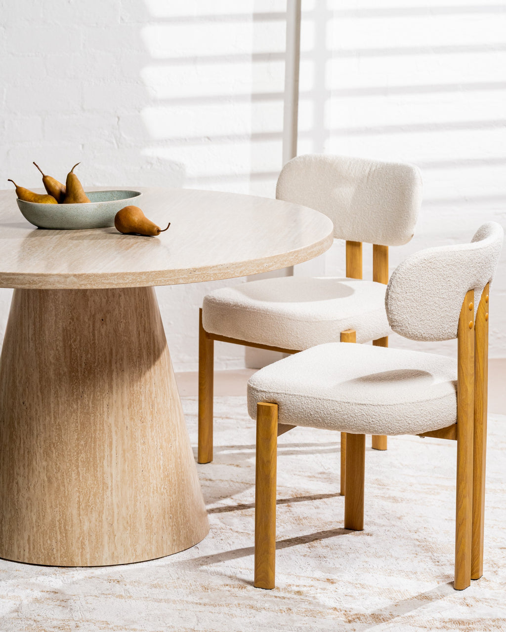 Cazuno Dining Chair Beige (Set of 2)