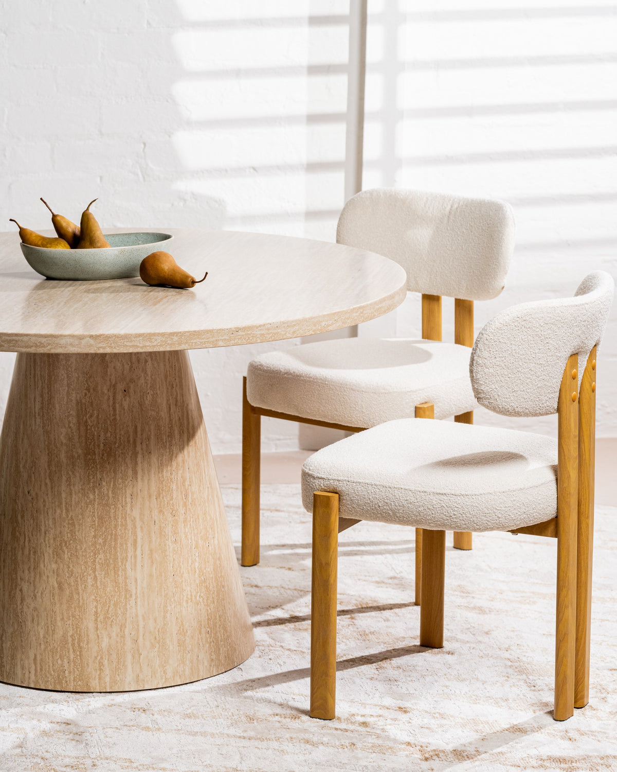 Cazuno Dining Chair Beige (Set of 2)
