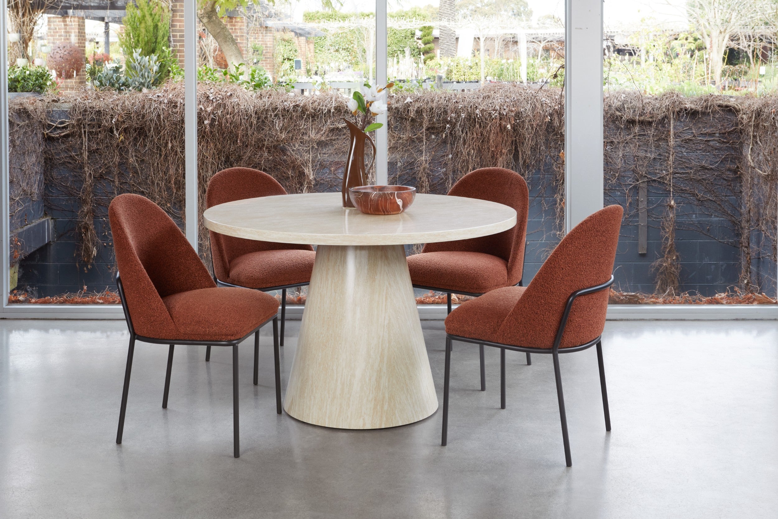 Fawn Round Dining Table French Fawn