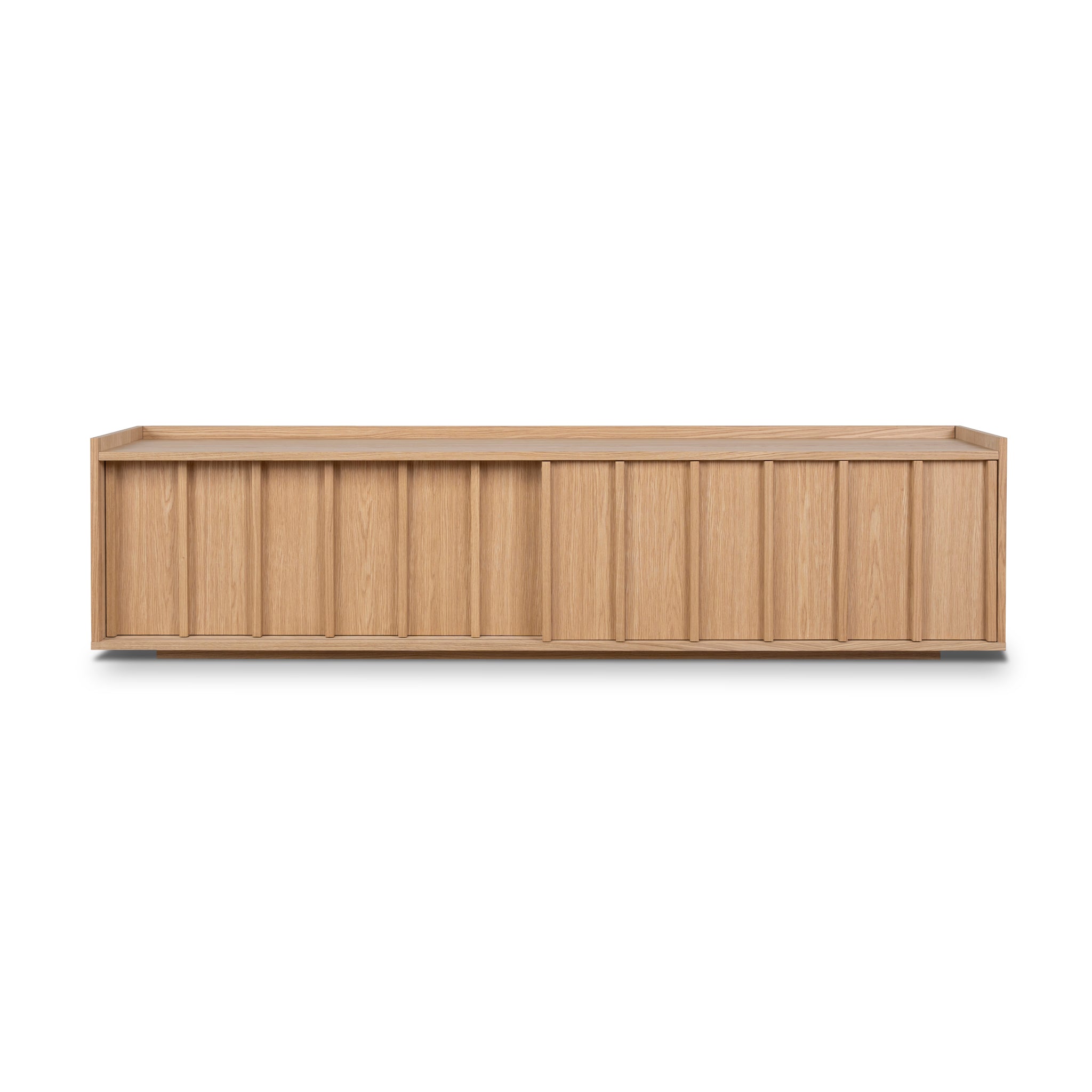 2m Wooden Palermo TV Entertainment Unit - Natural