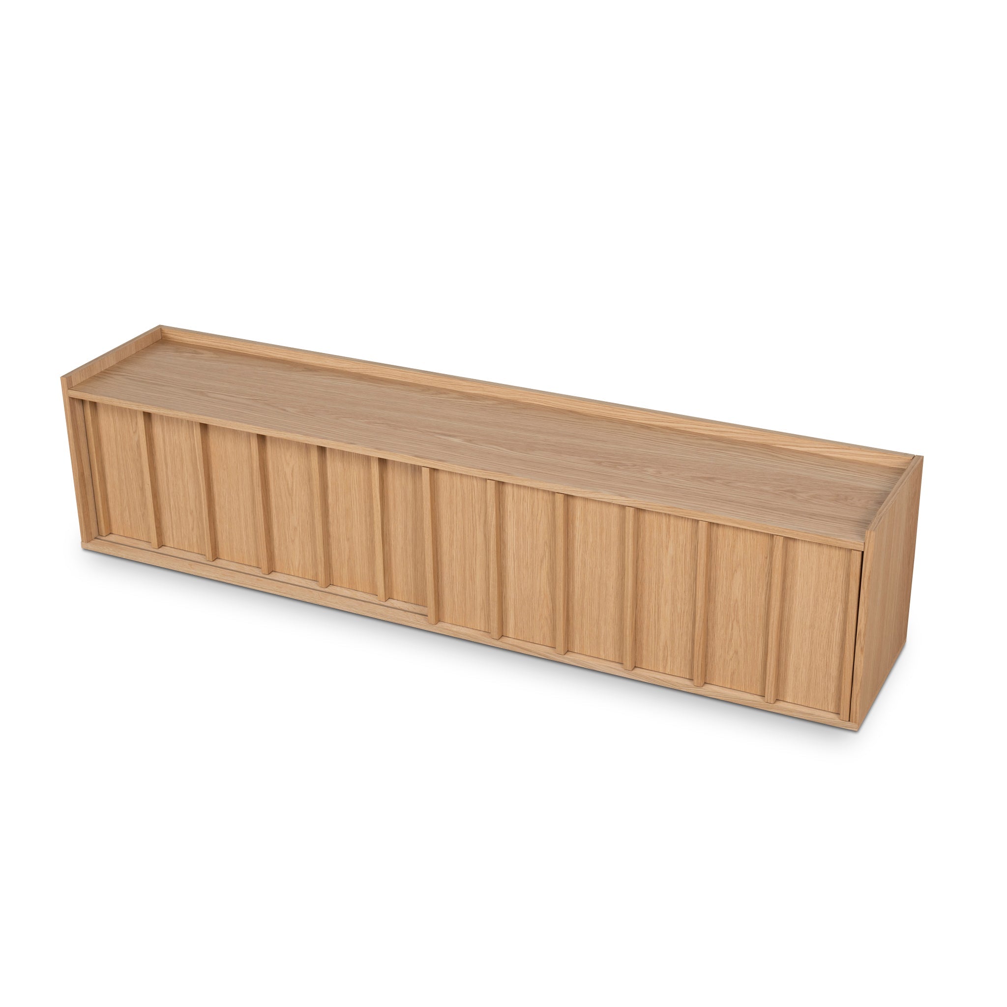 2m Wooden Palermo TV Entertainment Unit - Natural