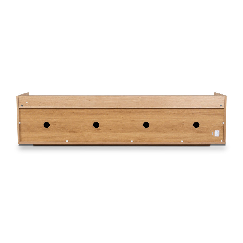 2m Wooden Palermo TV Entertainment Unit - Natural