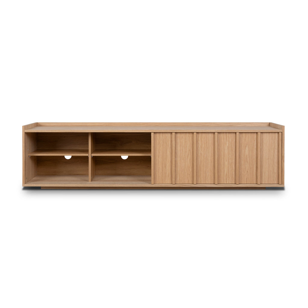 2m Wooden Palermo TV Entertainment Unit - Natural