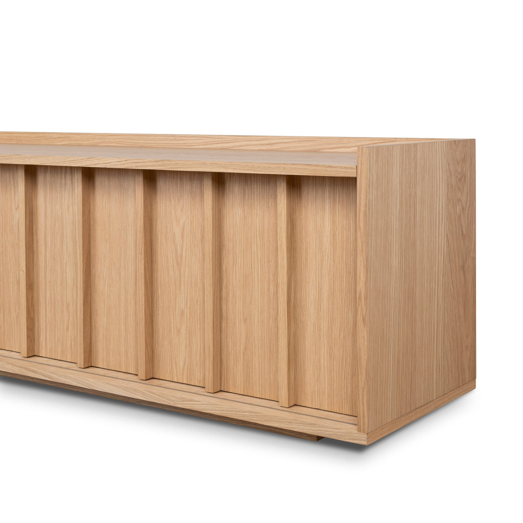 2m Wooden Palermo TV Entertainment Unit - Natural