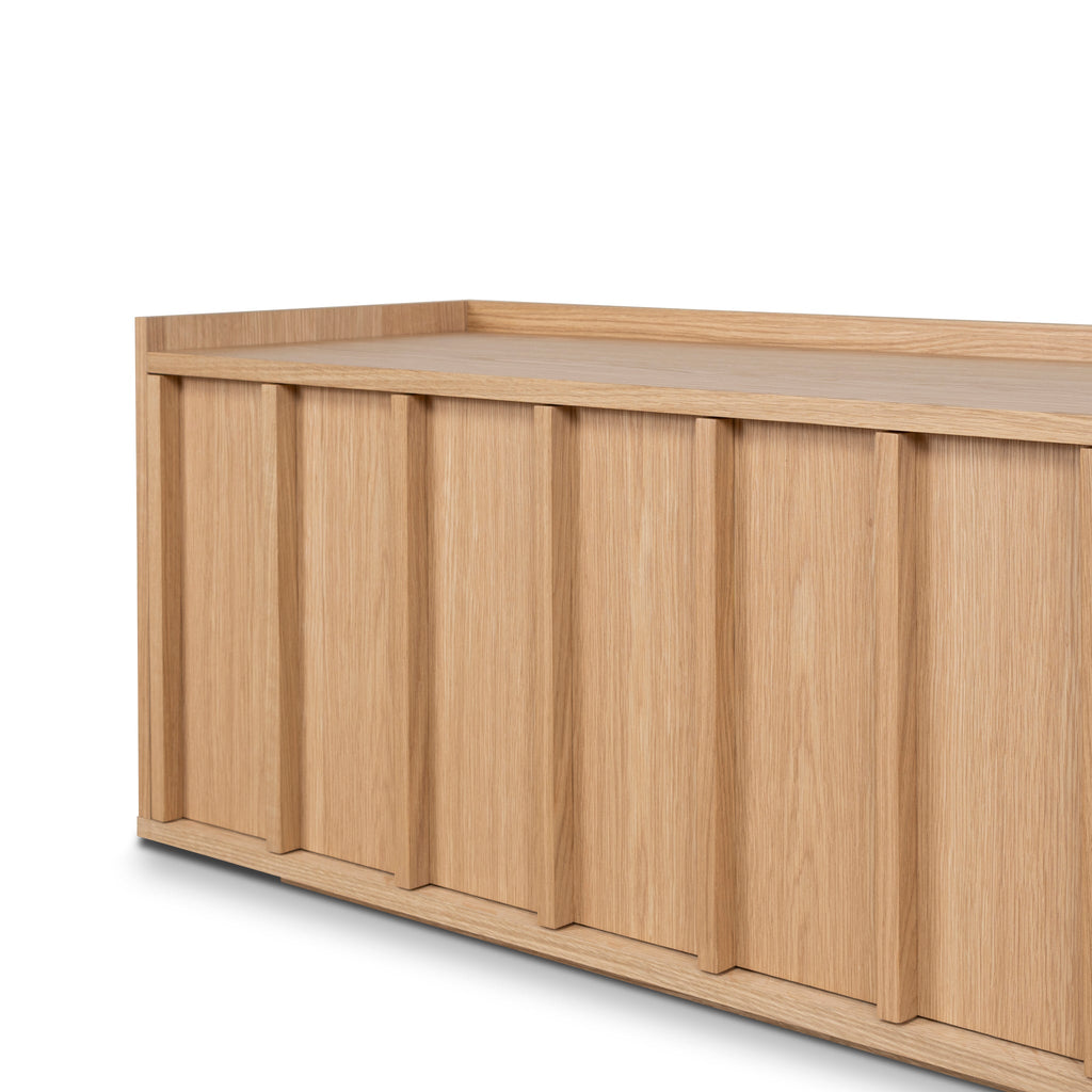 2m Wooden Palermo TV Entertainment Unit - Natural