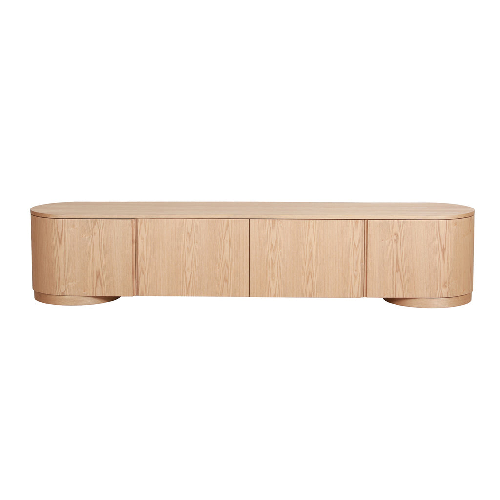 2.2m Palermo TV Entertainment Unit - Natural