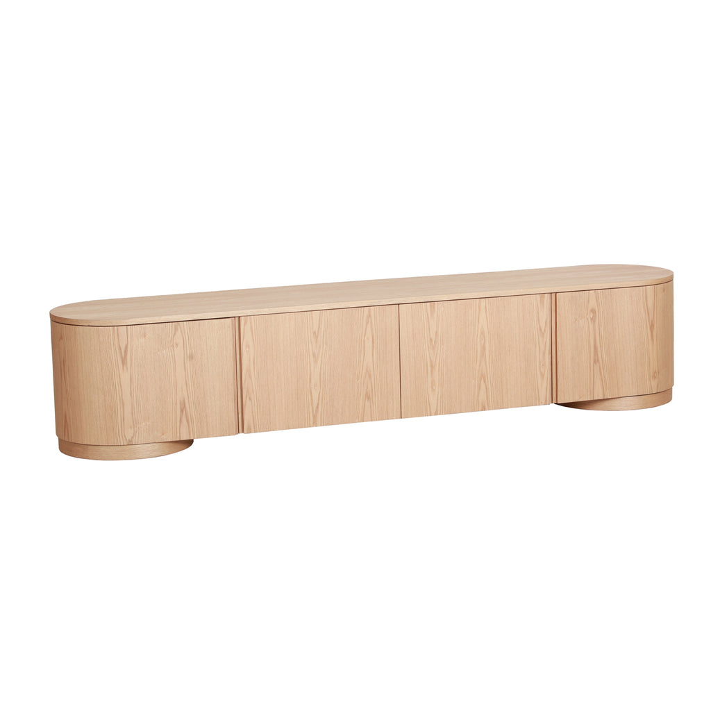 2.2m Palermo TV Entertainment Unit - Natural