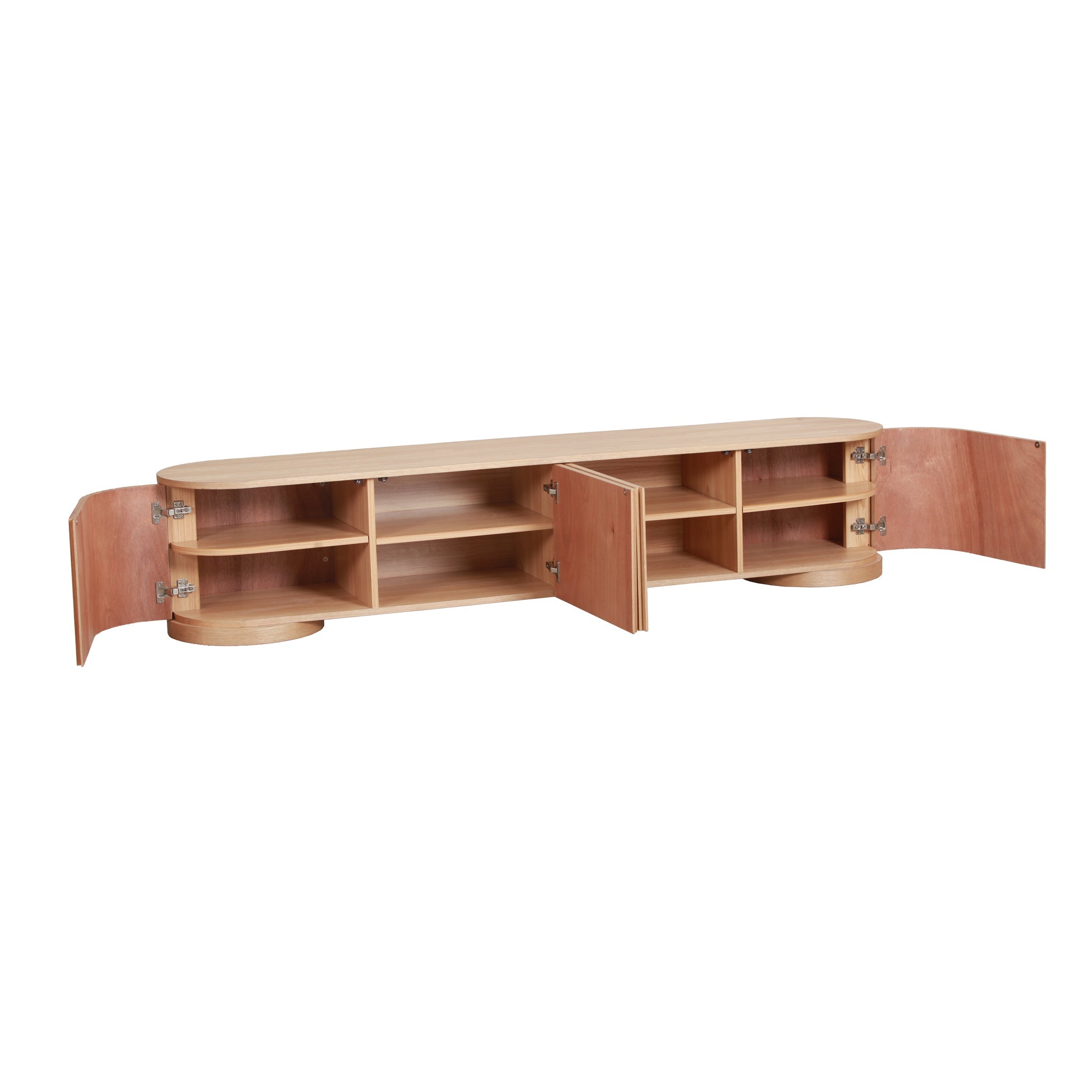 2.2m Palermo TV Entertainment Unit - Natural