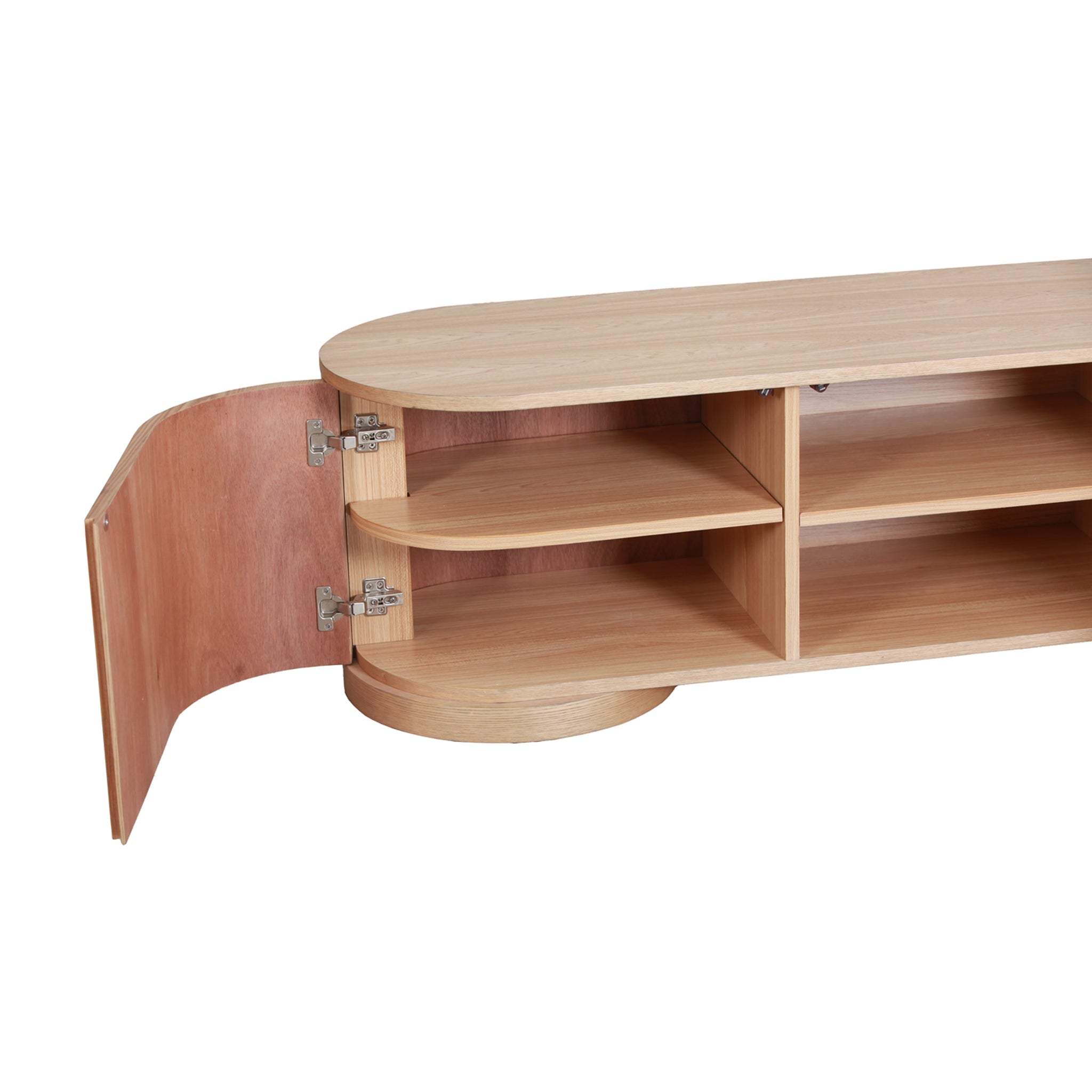 2.2m Palermo TV Entertainment Unit - Natural