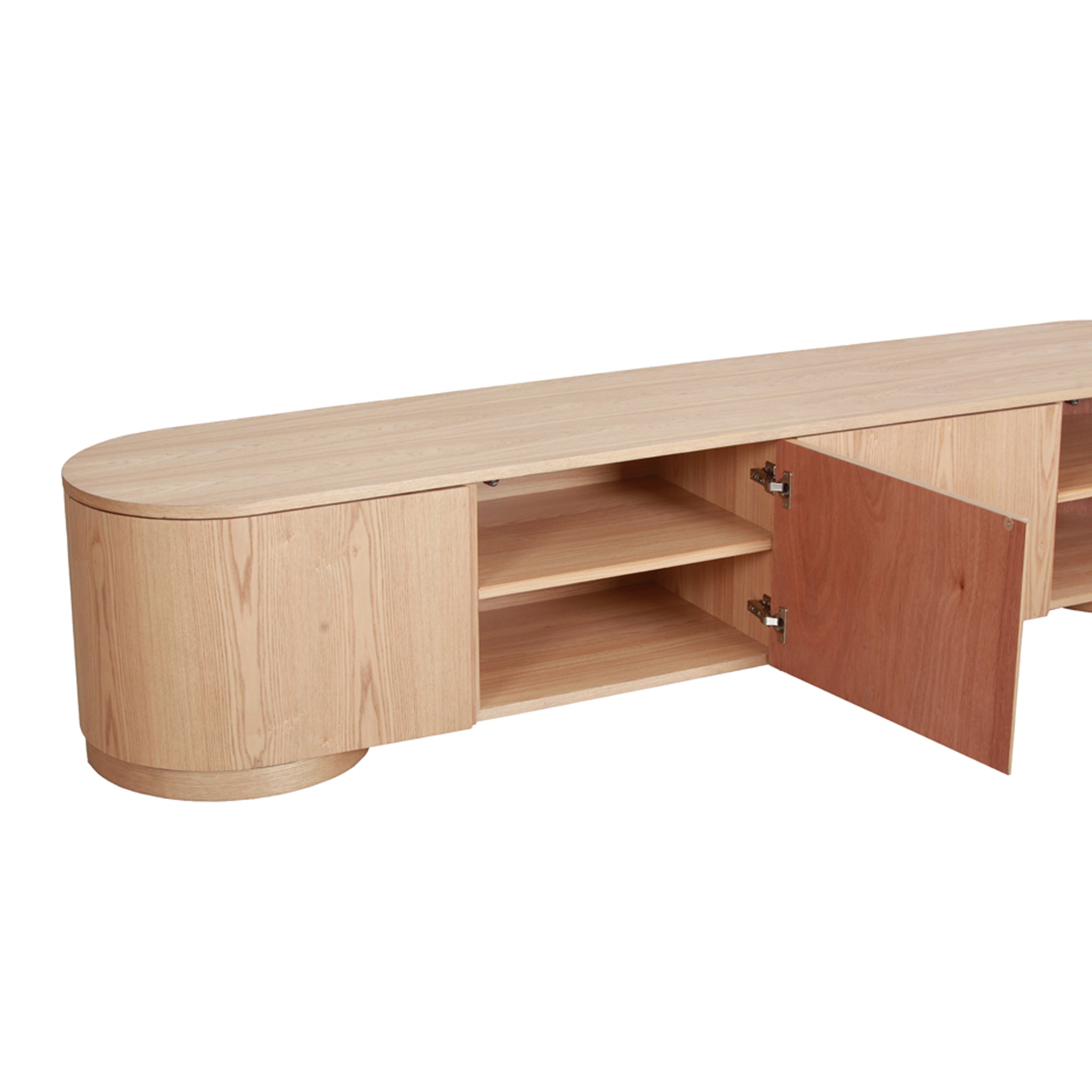 2.2m Palermo TV Entertainment Unit - Natural