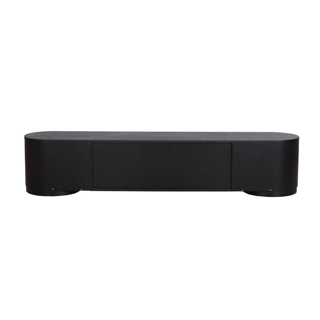 2.2m Palermo TV Entertainment Unit - Full Black