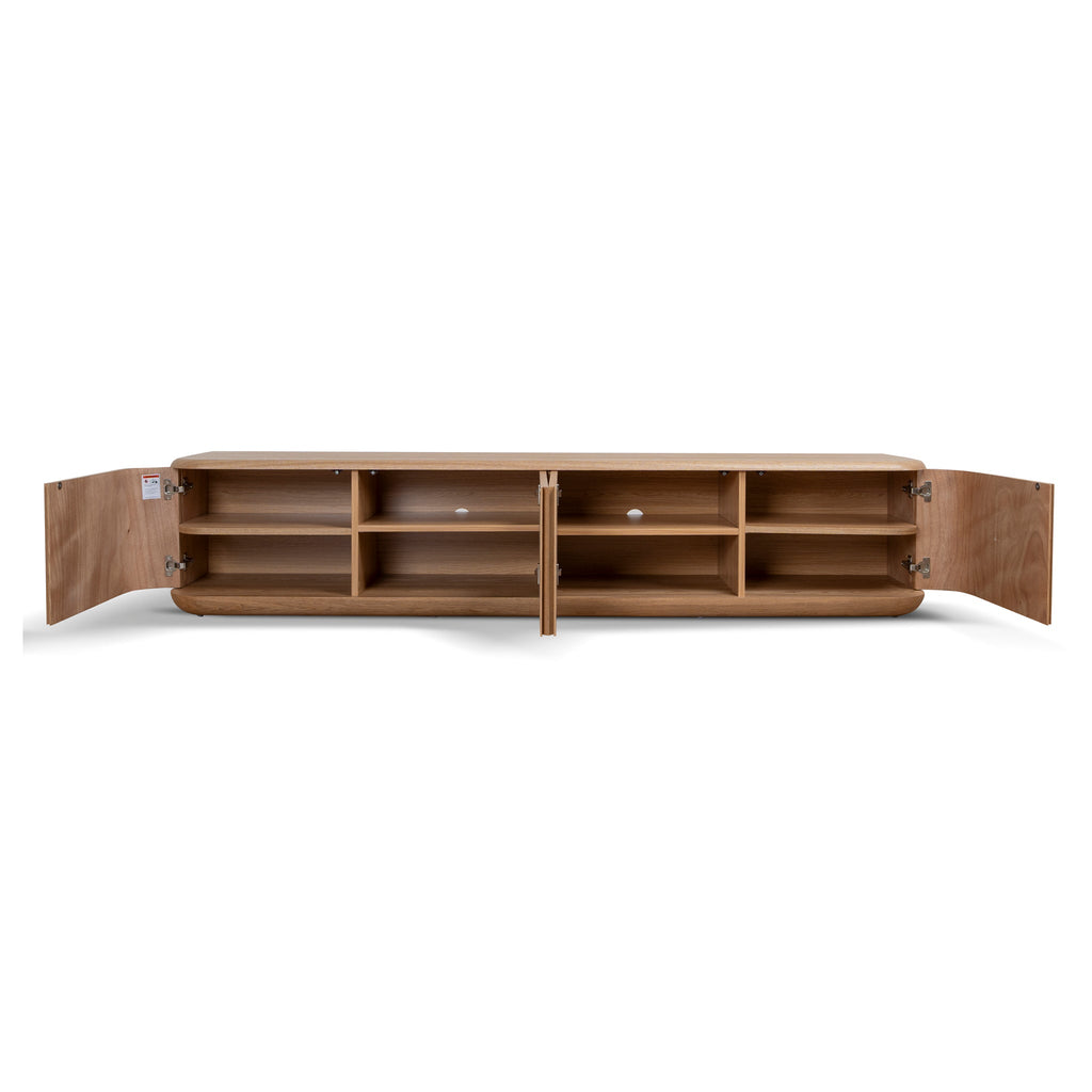 2.2m Palermo TV Entertainment Unit - Natural