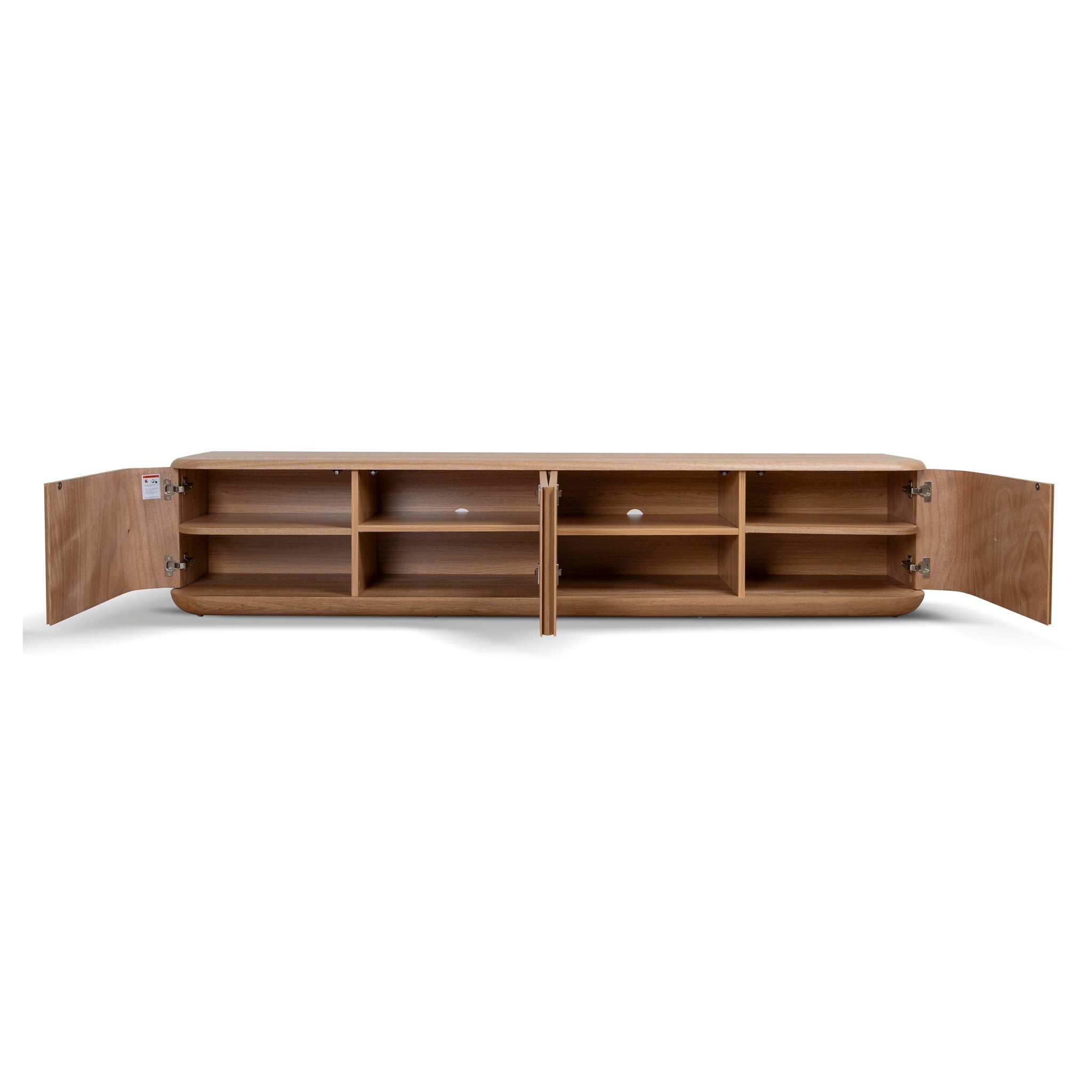 2.2m Palermo TV Entertainment Unit - Natural