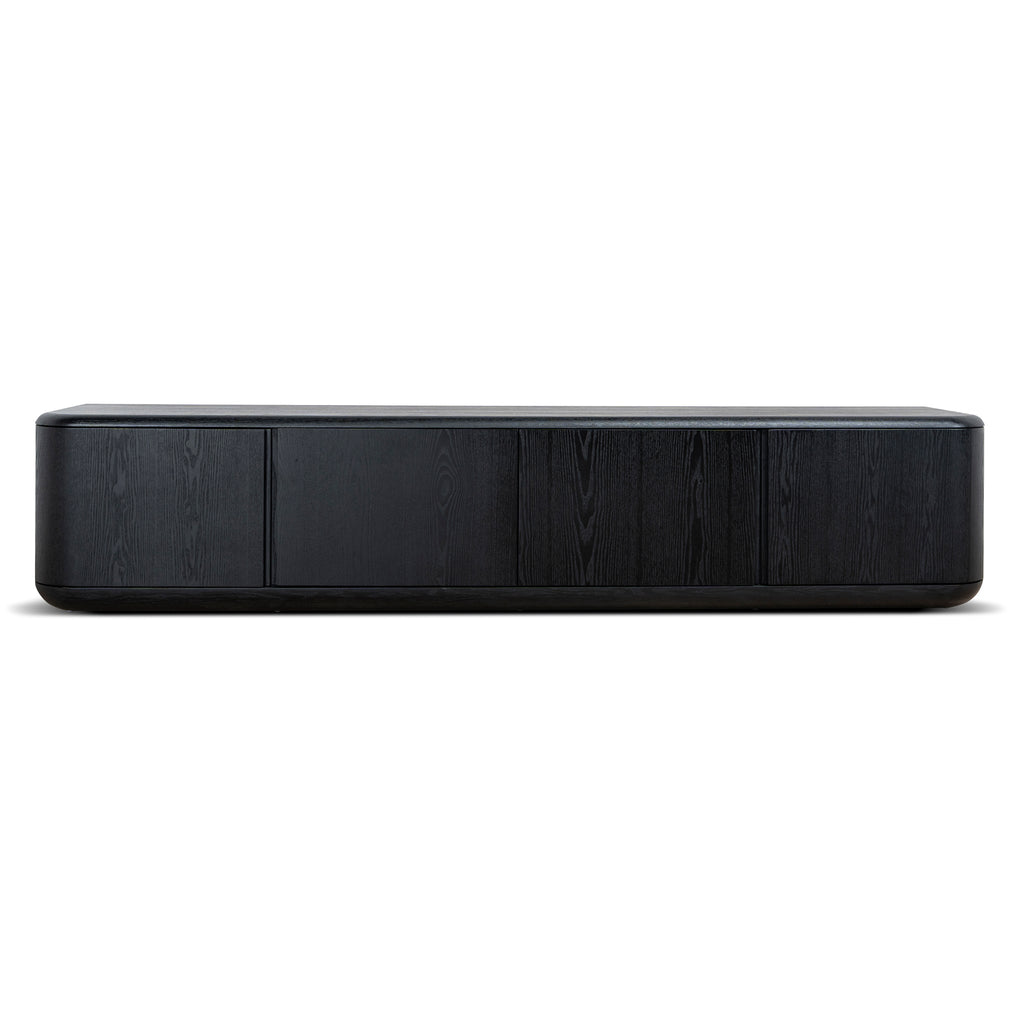 2.2m Palermo TV Entertainment Unit - Full Black