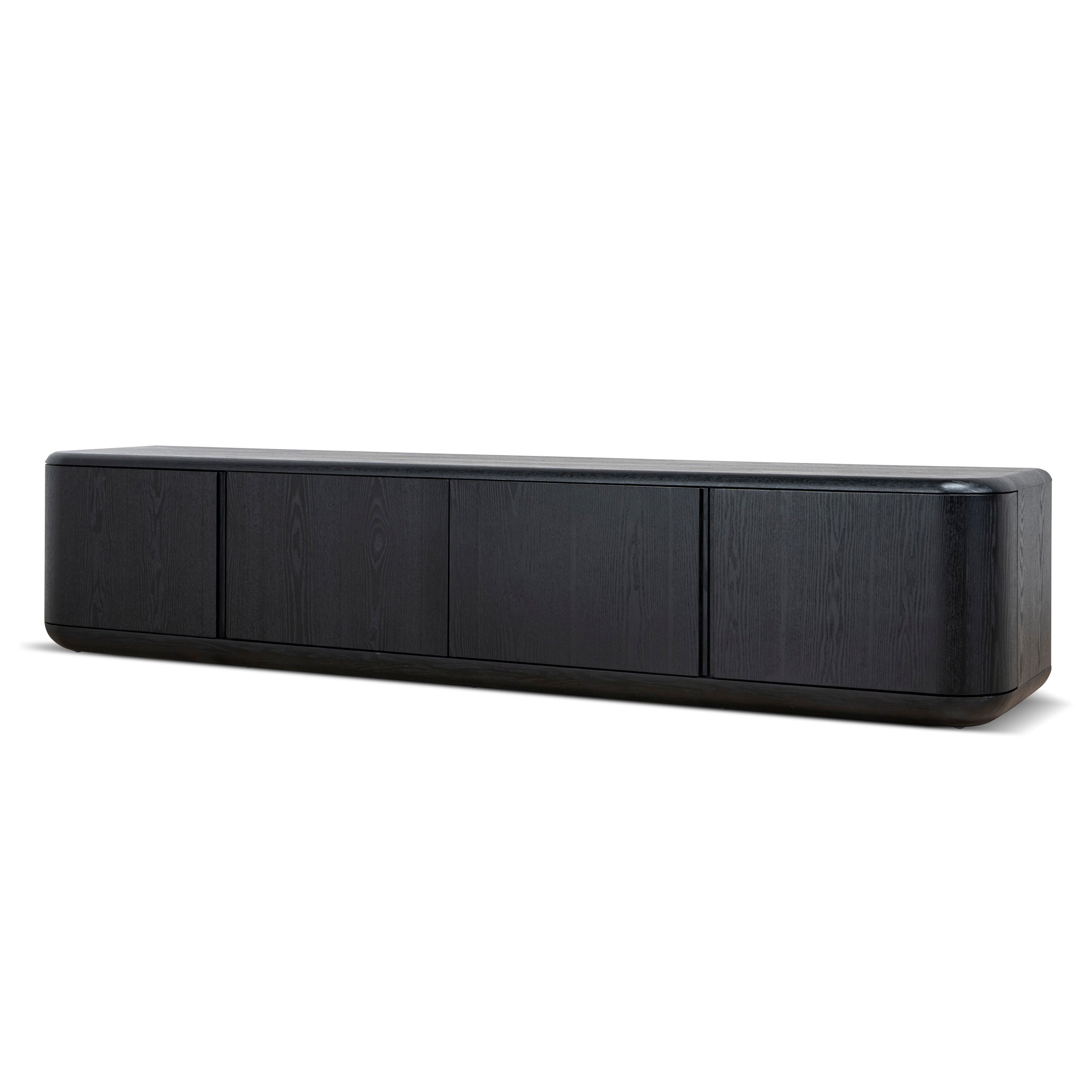 2.2m Palermo TV Entertainment Unit - Full Black