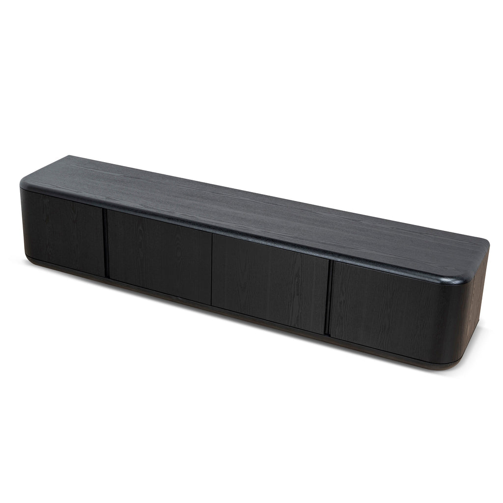 2.2m Palermo TV Entertainment Unit - Full Black