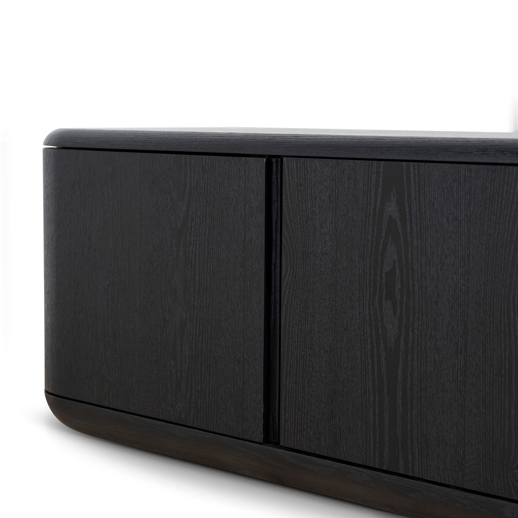 2.2m Palermo TV Entertainment Unit - Full Black