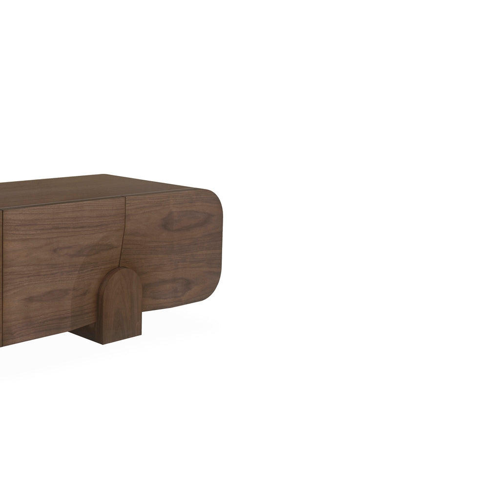 2.2m Palermo TV Entertainment Unit - Light Walnut