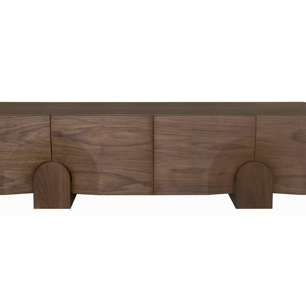 2.2m Palermo TV Entertainment Unit - Light Walnut