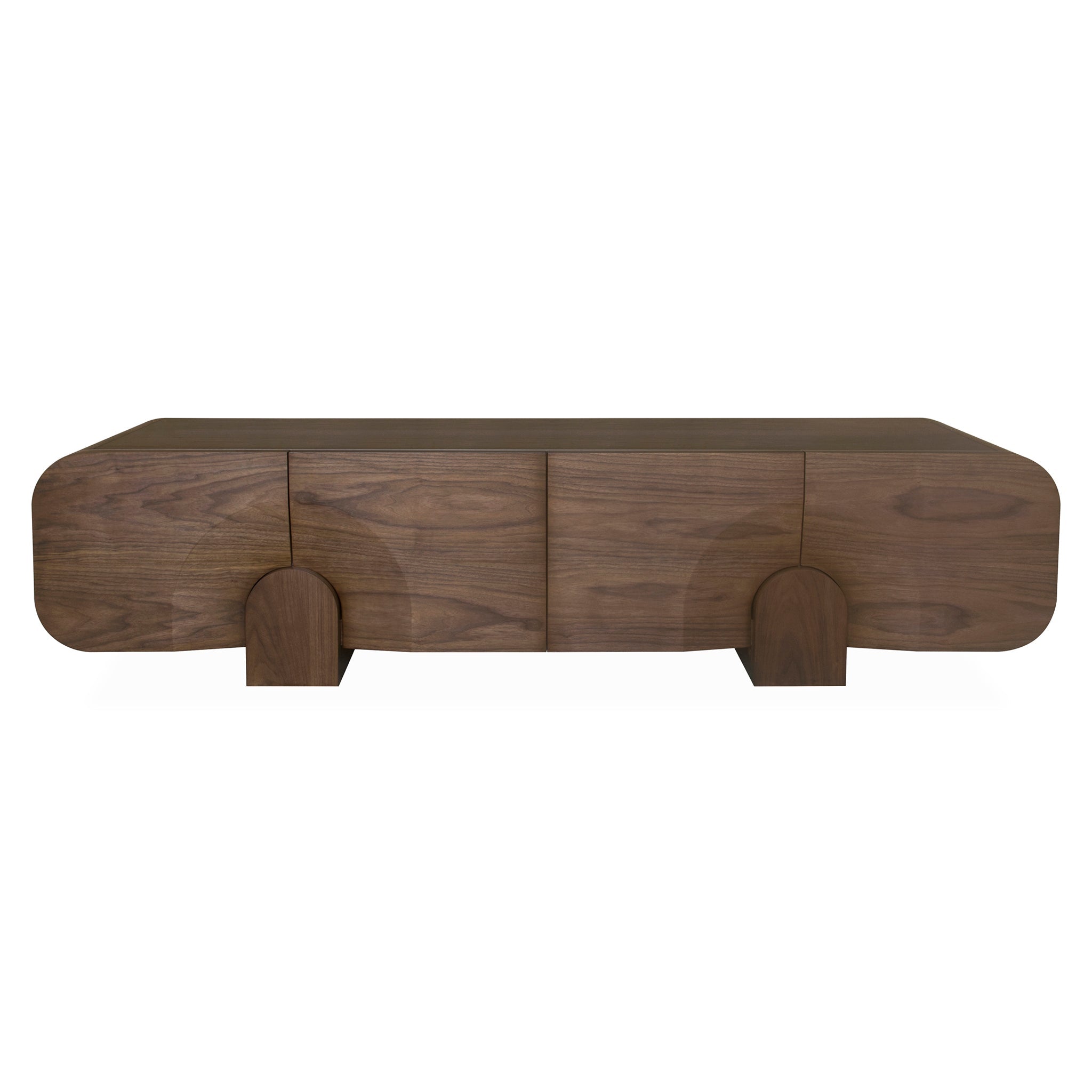 2.2m Palermo TV Entertainment Unit - Light Walnut
