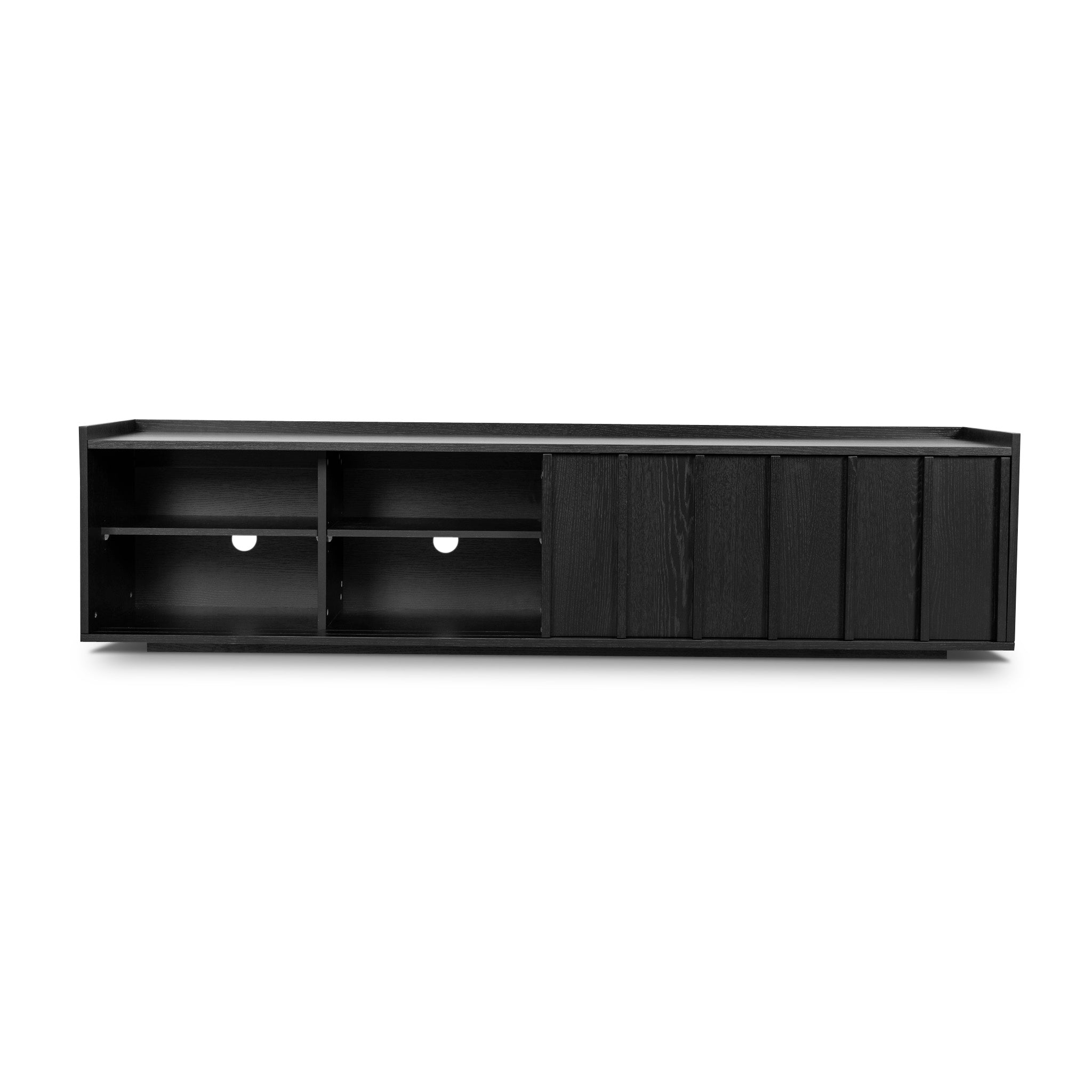 2m Palermo TV Entertainment Unit - Black