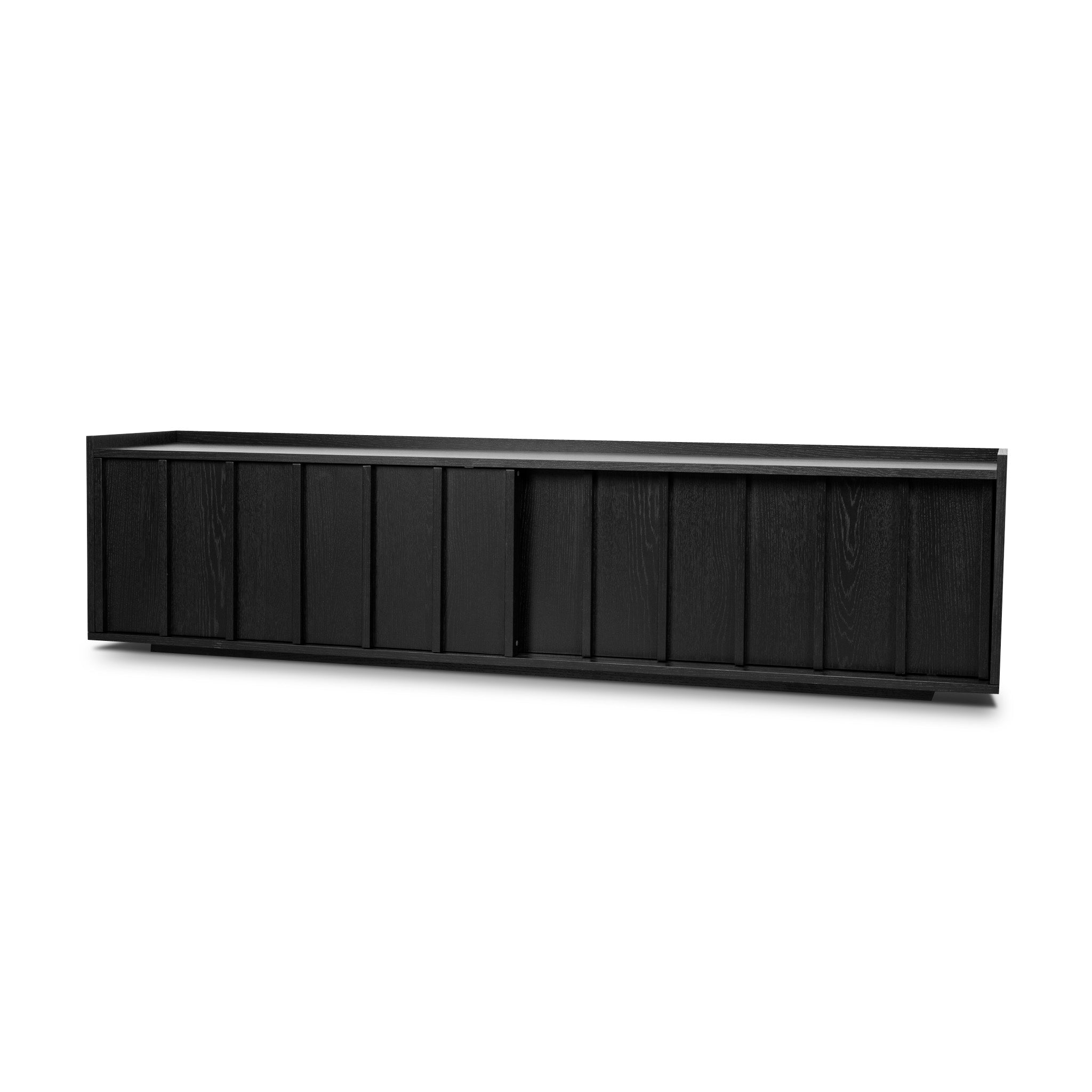 2m Palermo TV Entertainment Unit - Black