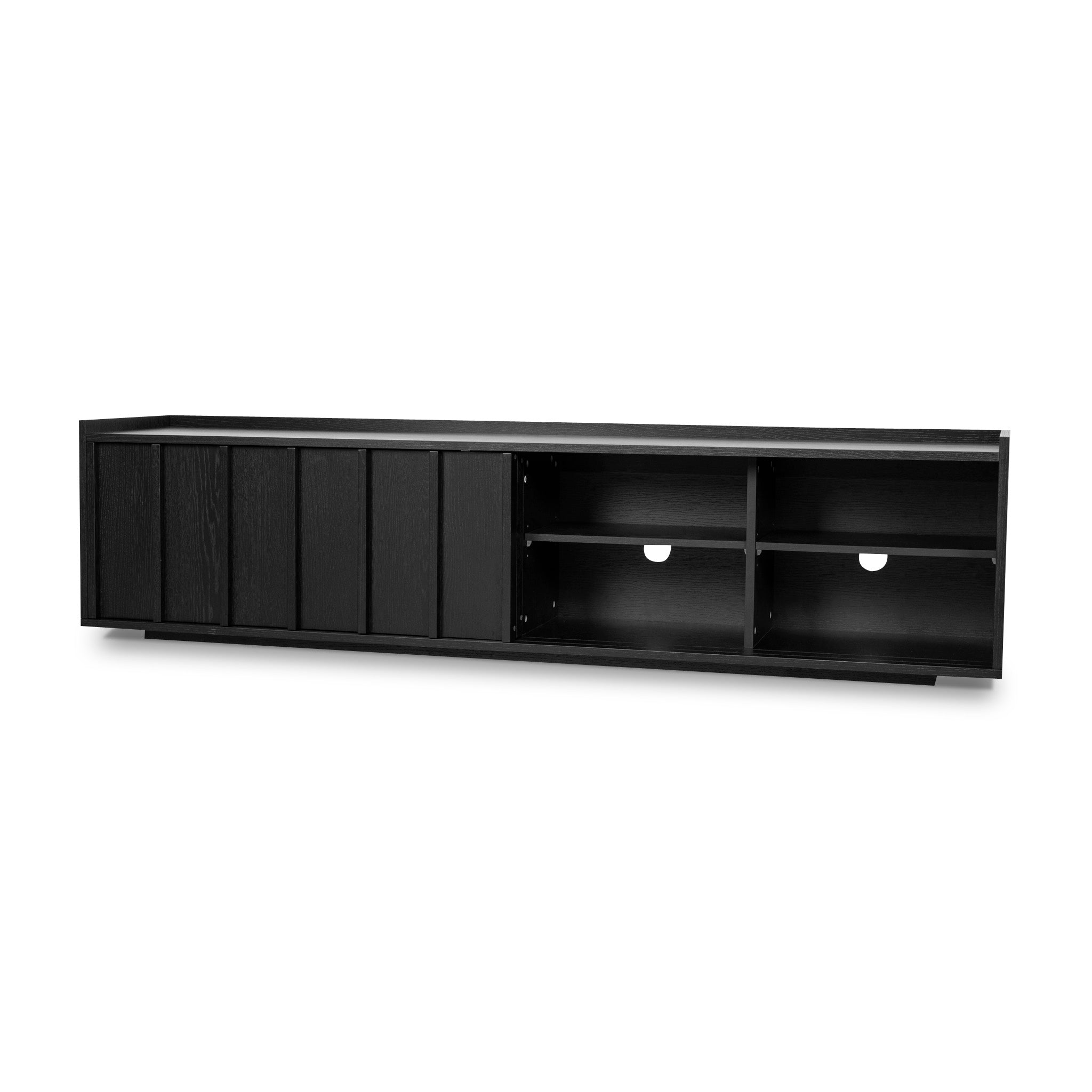2m Palermo TV Entertainment Unit - Black