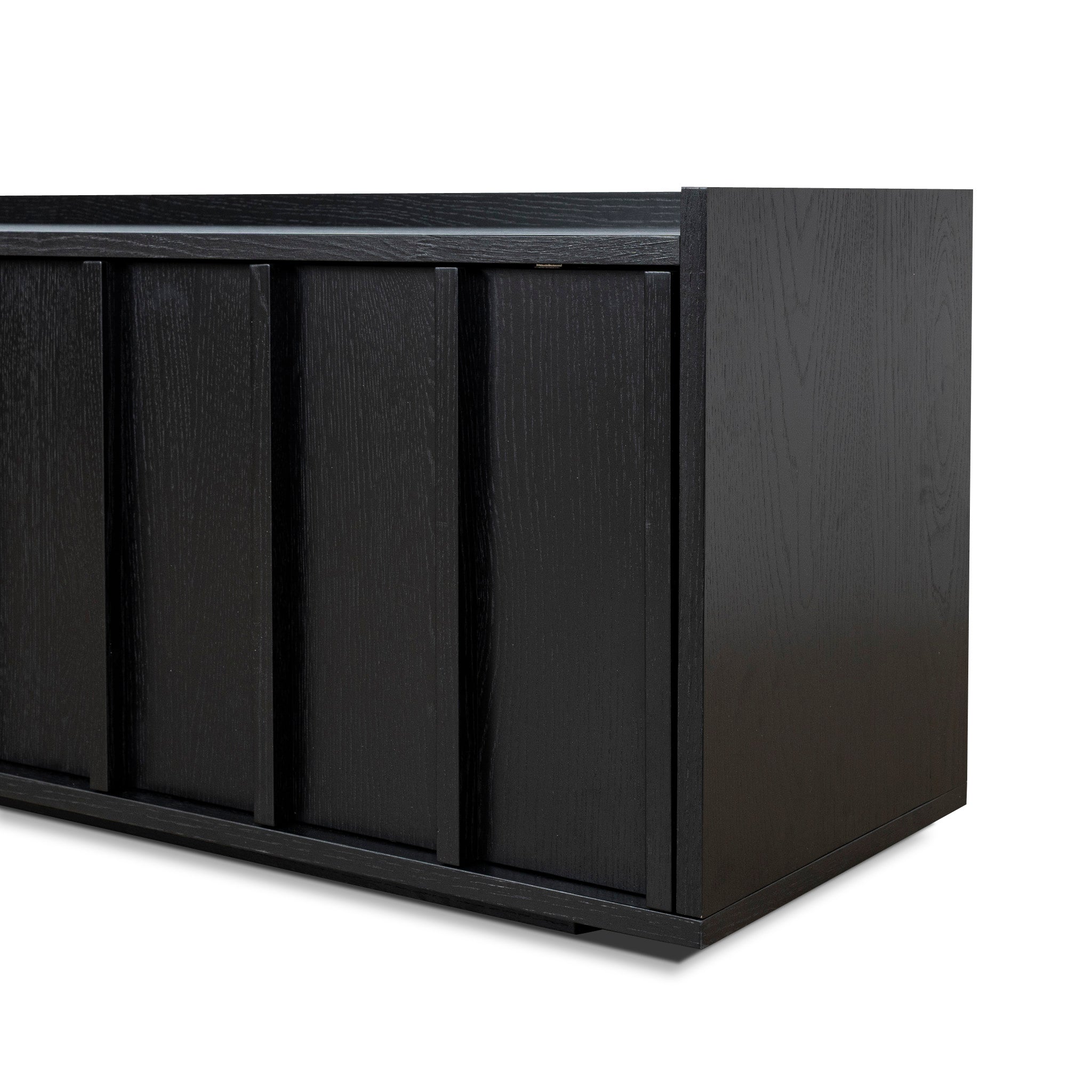 2m Palermo TV Entertainment Unit - Black