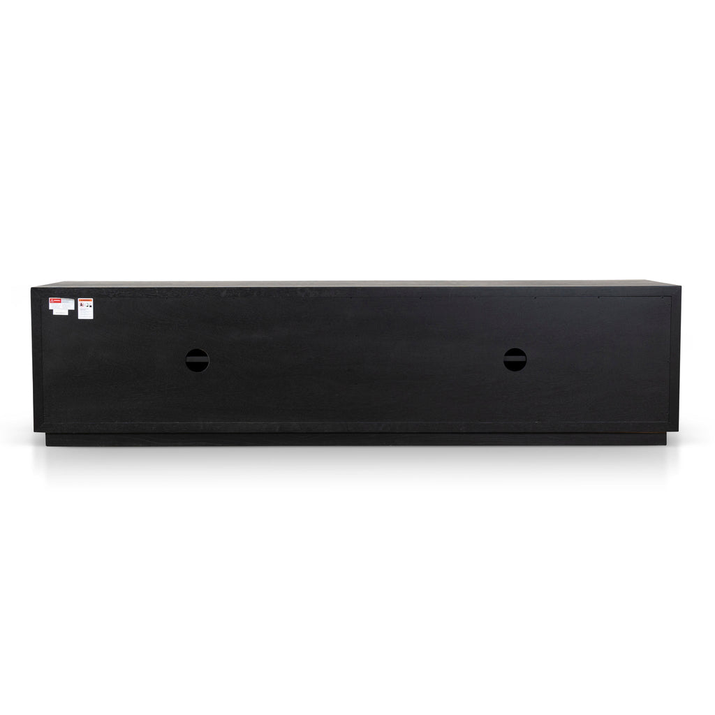 2.2m Palermo TV Entertainment Unit - Full Black