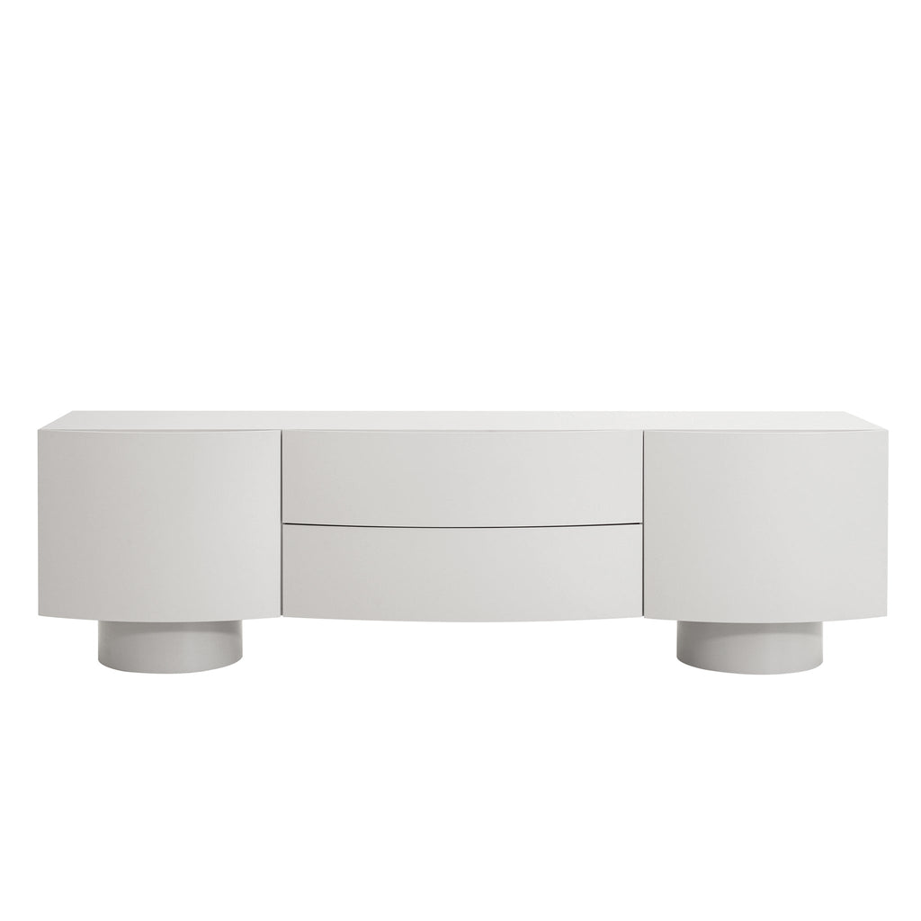 1.8m Palermo TV Entertainment Unit - Warm Grey