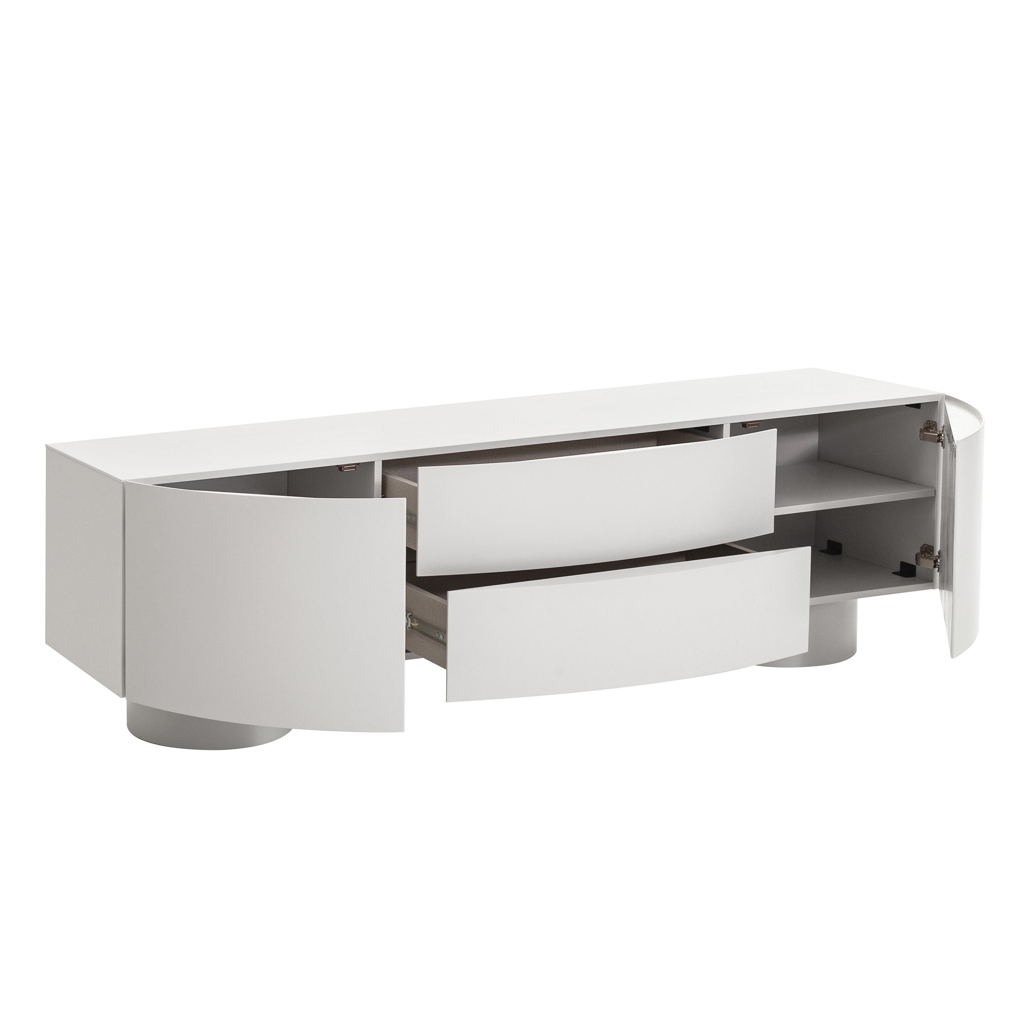 1.8m Palermo TV Entertainment Unit - Warm Grey