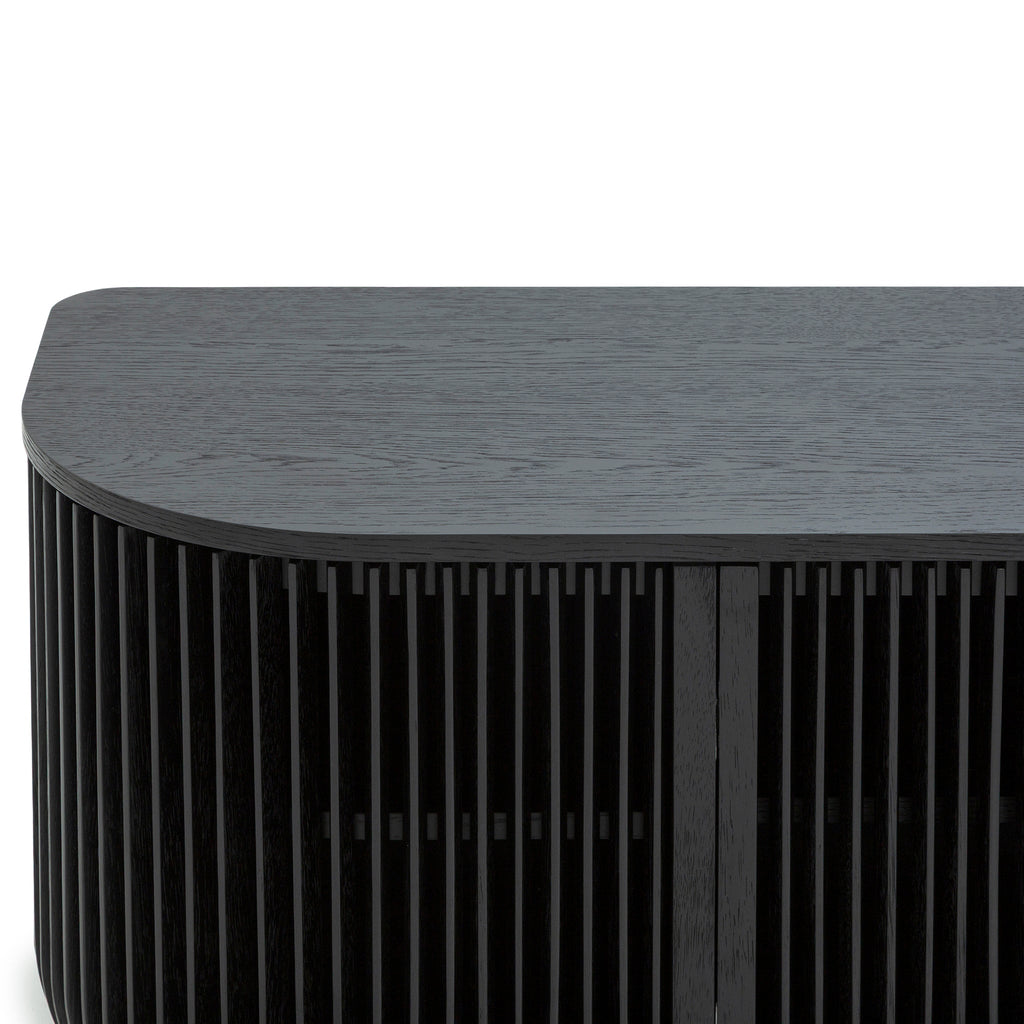 1.75m Palermo TV Entertainment Unit - Black Stain
