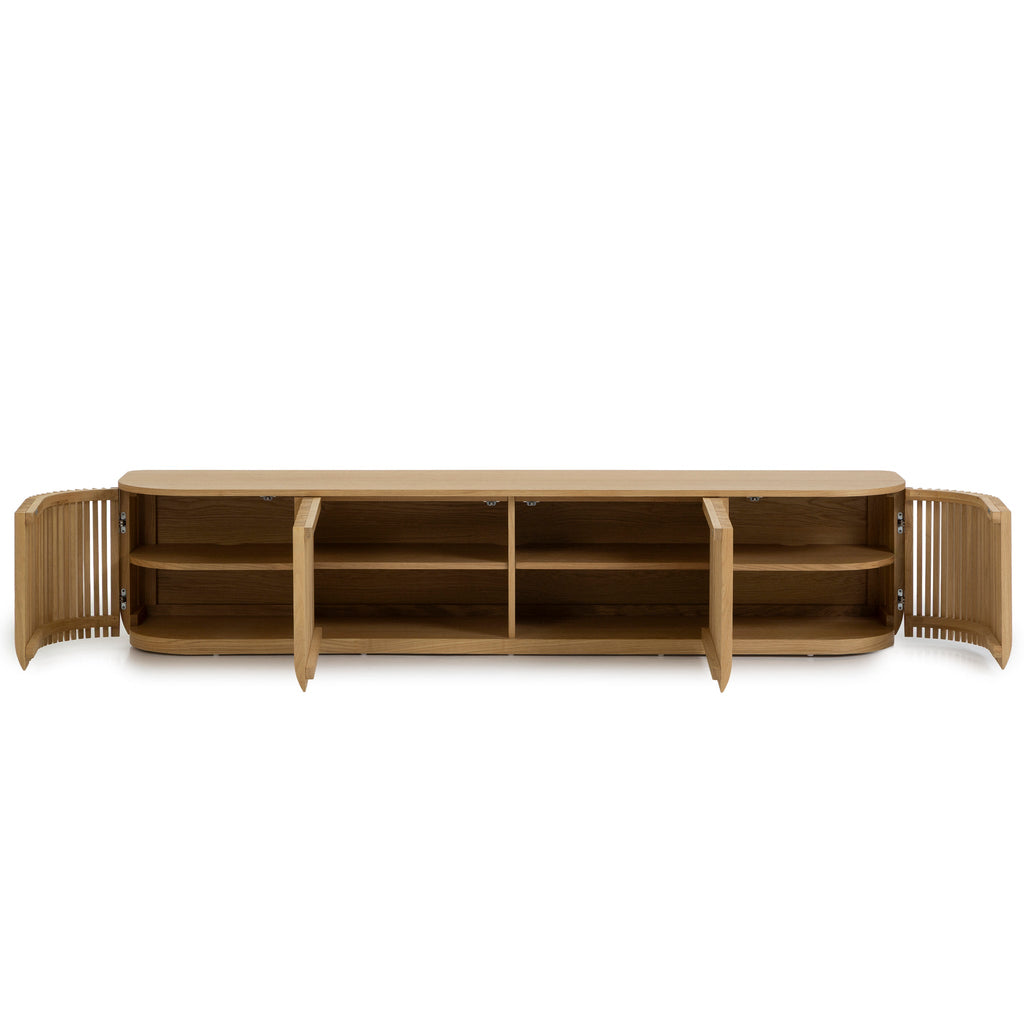 2.15m Palermo TV Entertainment Unit - Natural