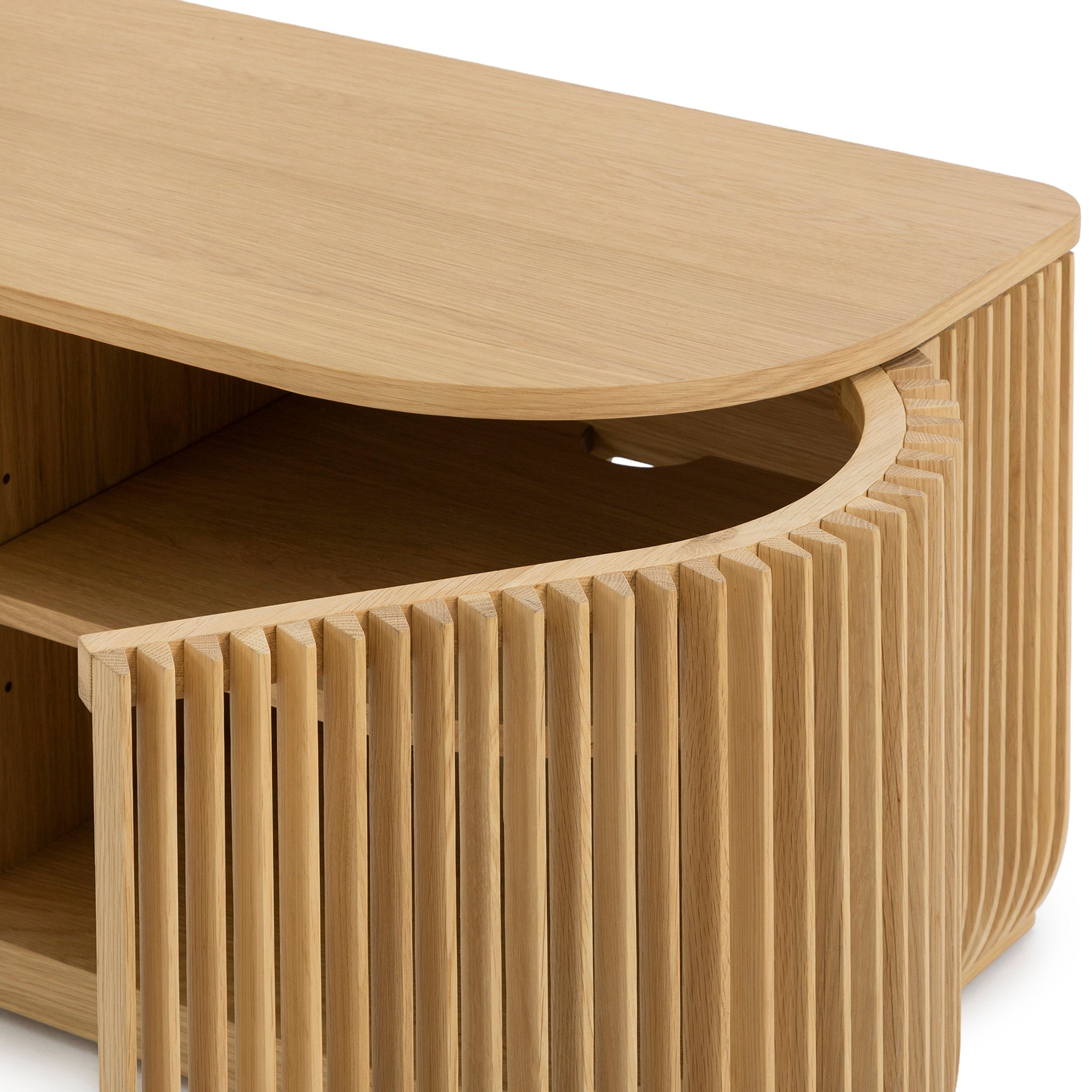 2.15m Palermo TV Entertainment Unit - Natural