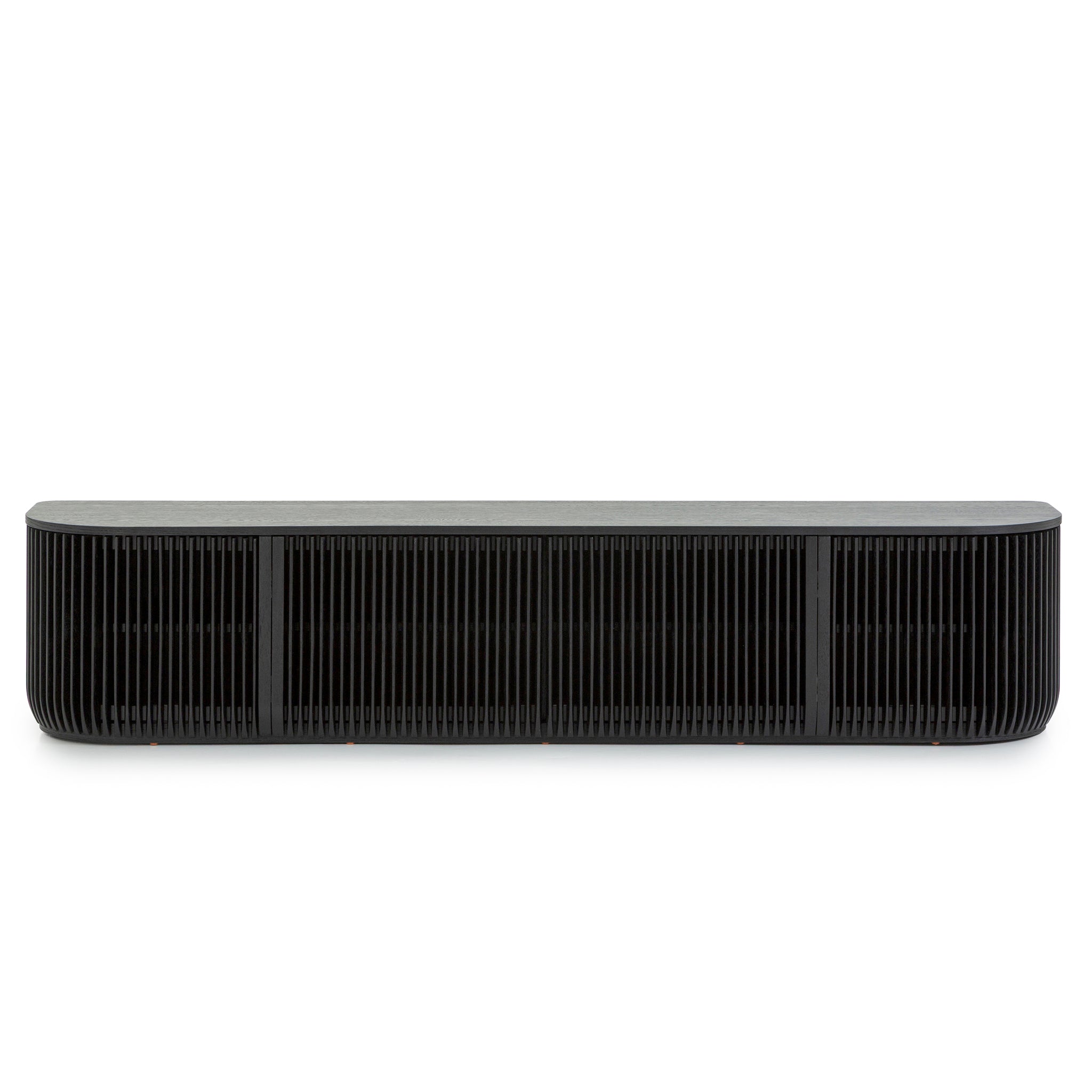 2.15m Palermo TV Entertainment Unit - Black Stain
