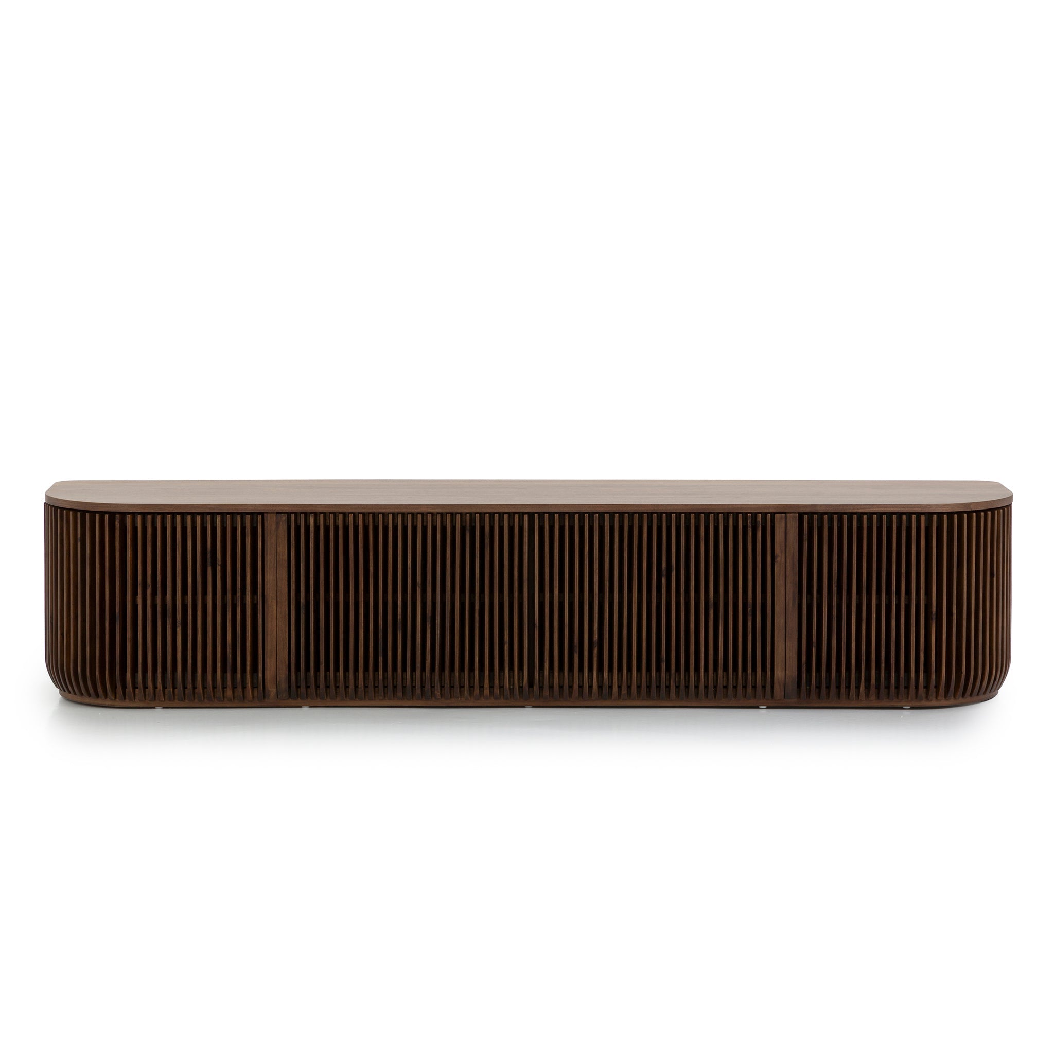 2.15m Palermo TV Entertainment Unit - Walnut Stain