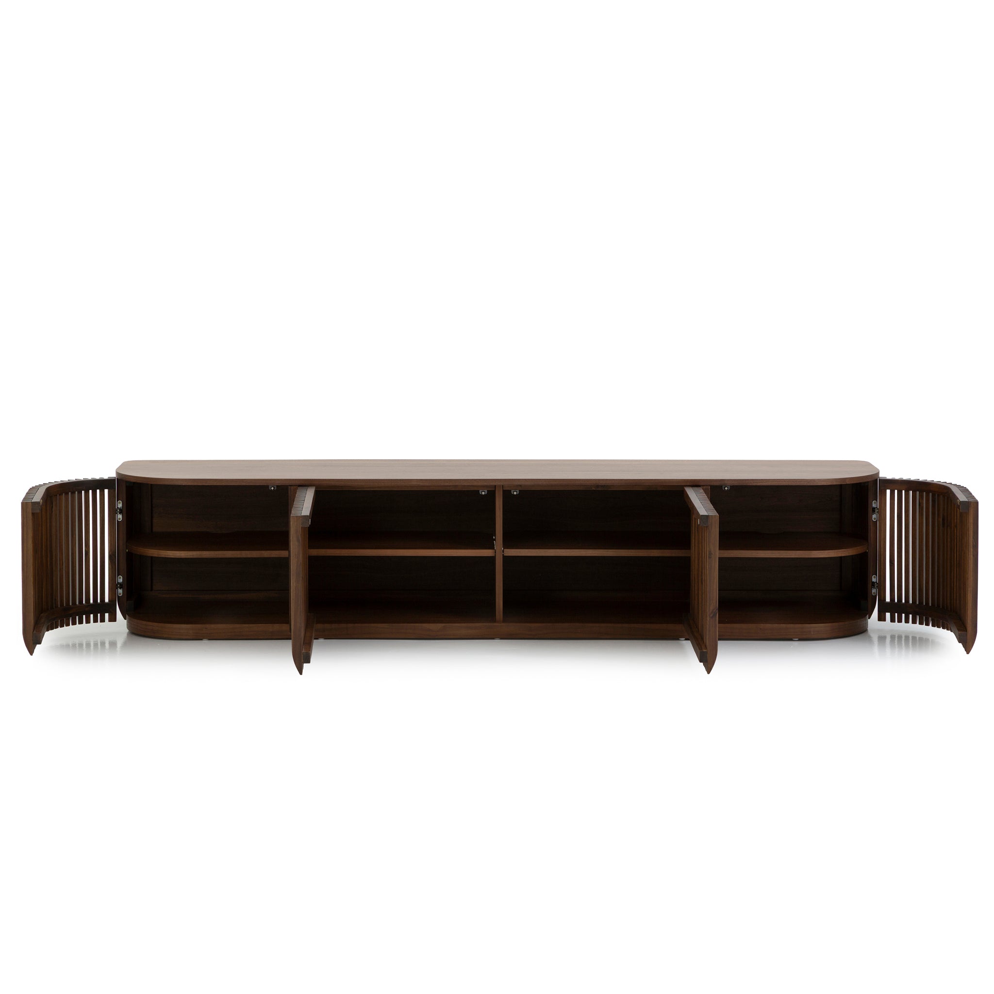2.15m Palermo TV Entertainment Unit - Walnut Stain