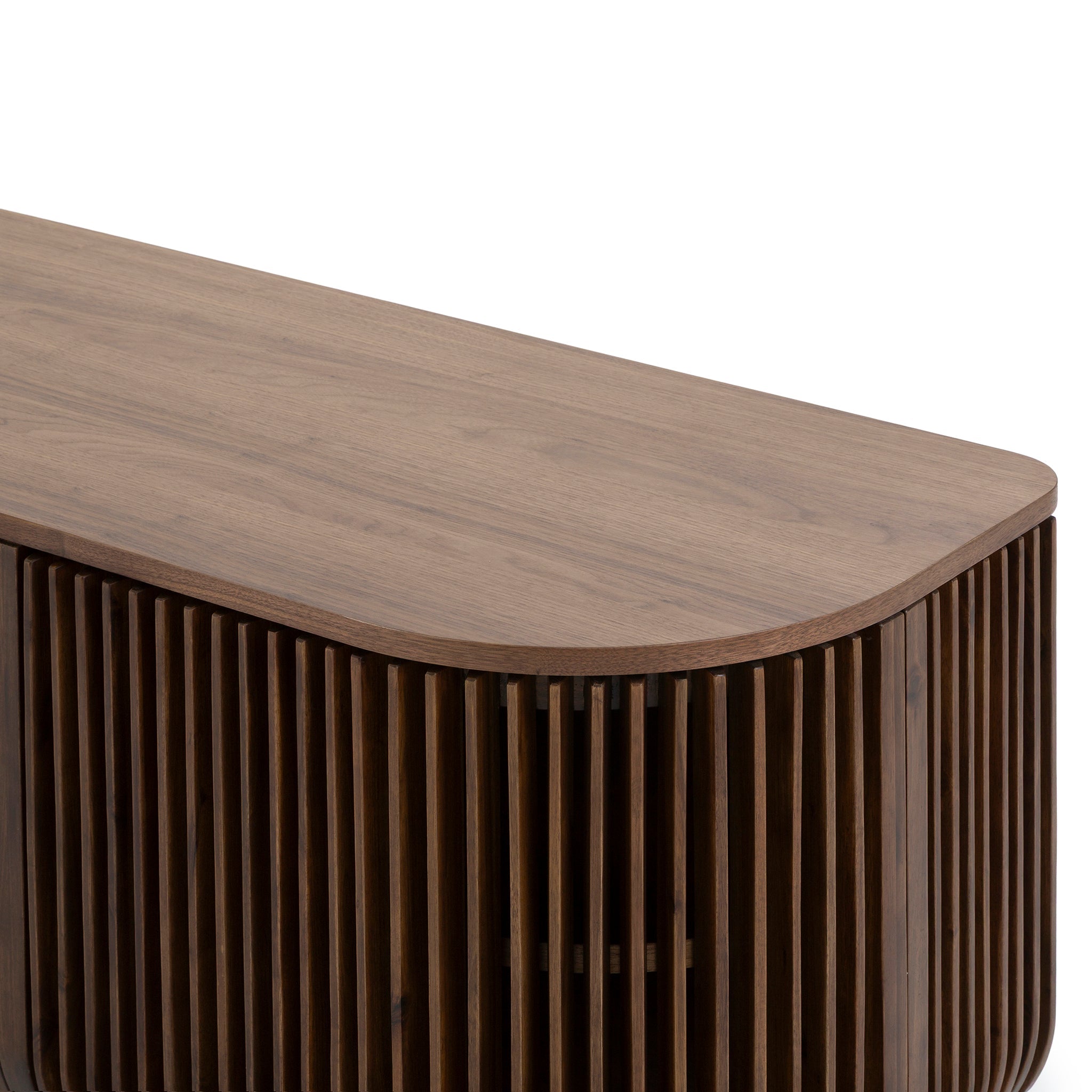 2.15m Palermo TV Entertainment Unit - Walnut Stain