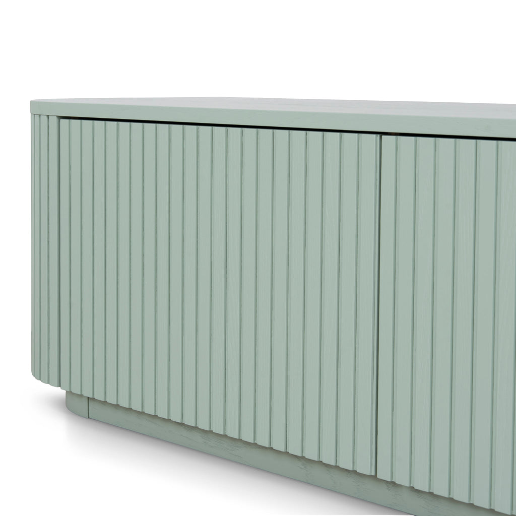 2.4m Entertainment TV Unit - Sage Green