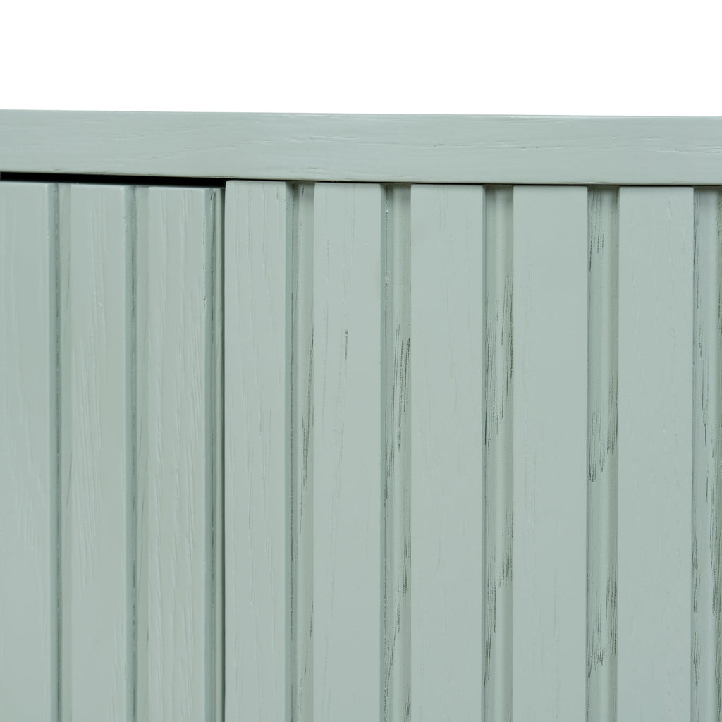 2.4m Entertainment TV Unit - Sage Green