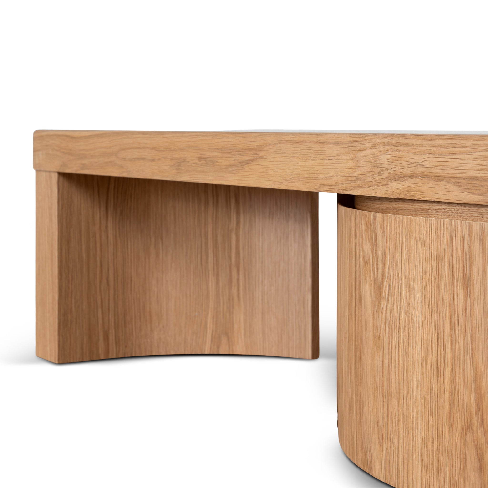 Extendable Palermo TV Entertainment Unit - Natural Oak