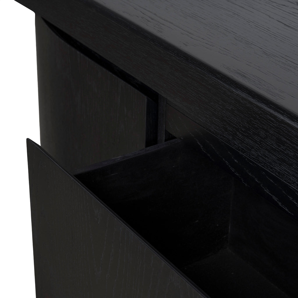 Extendable Palermo TV Entertainment Unit - Black Oak
