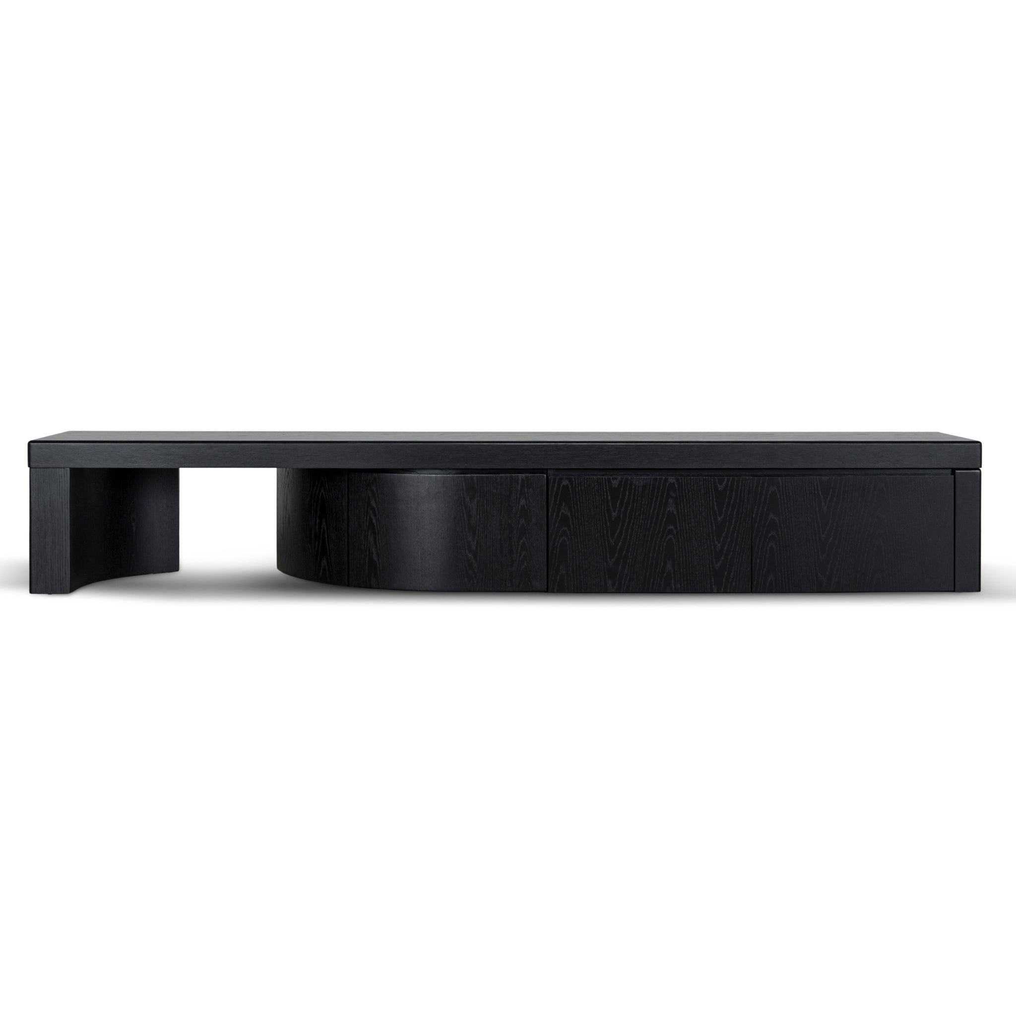 Extendable Palermo TV Entertainment Unit - Black Oak