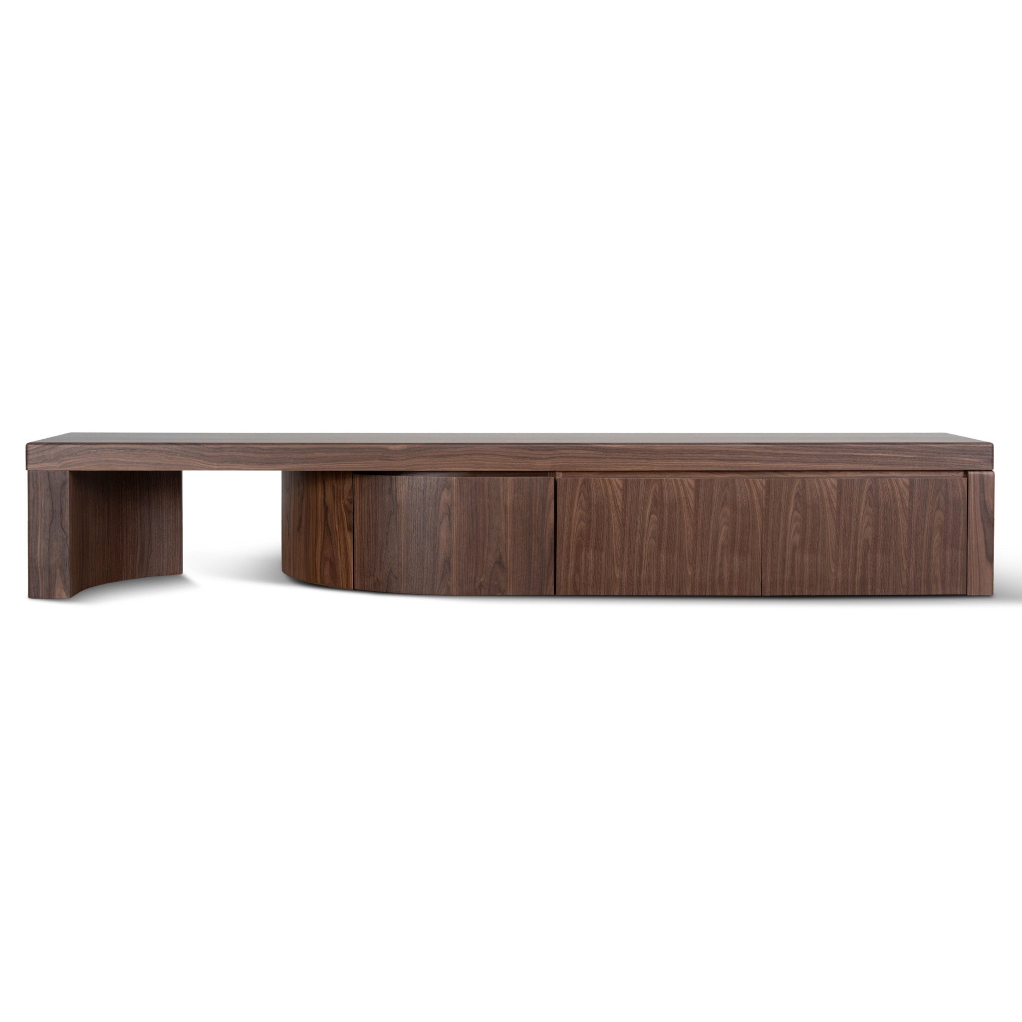 Extendable Palermo TV Entertainment Unit - Walnut