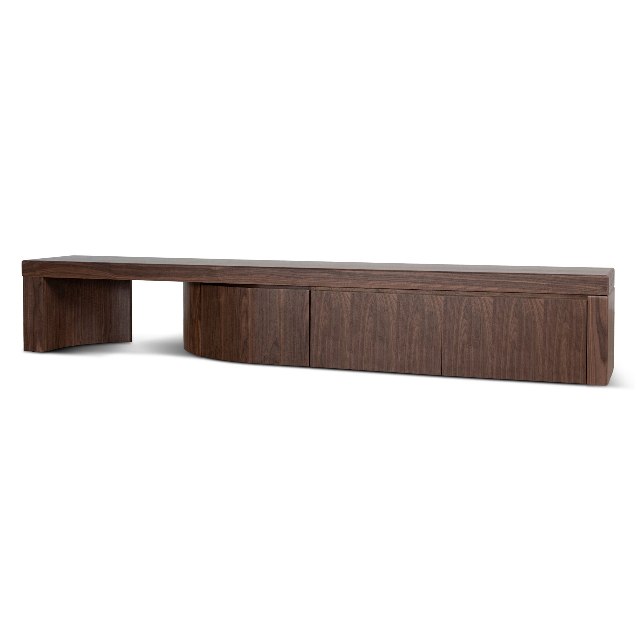 Extendable Palermo TV Entertainment Unit - Walnut