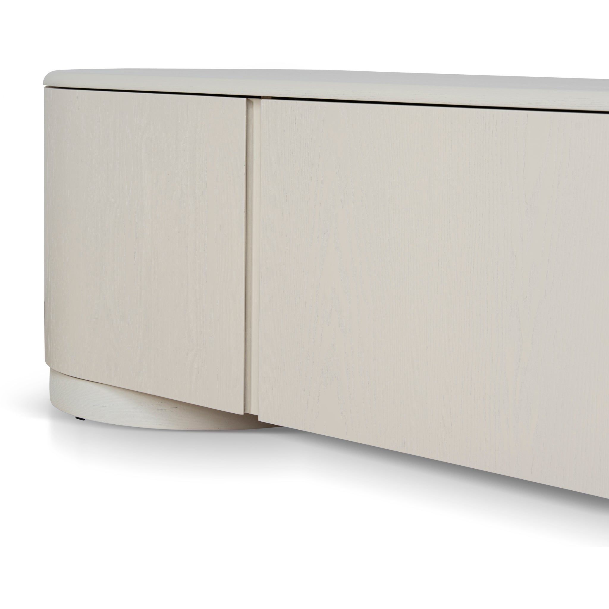 2.2m Palermo TV Entertainment Unit - Ivory Oat